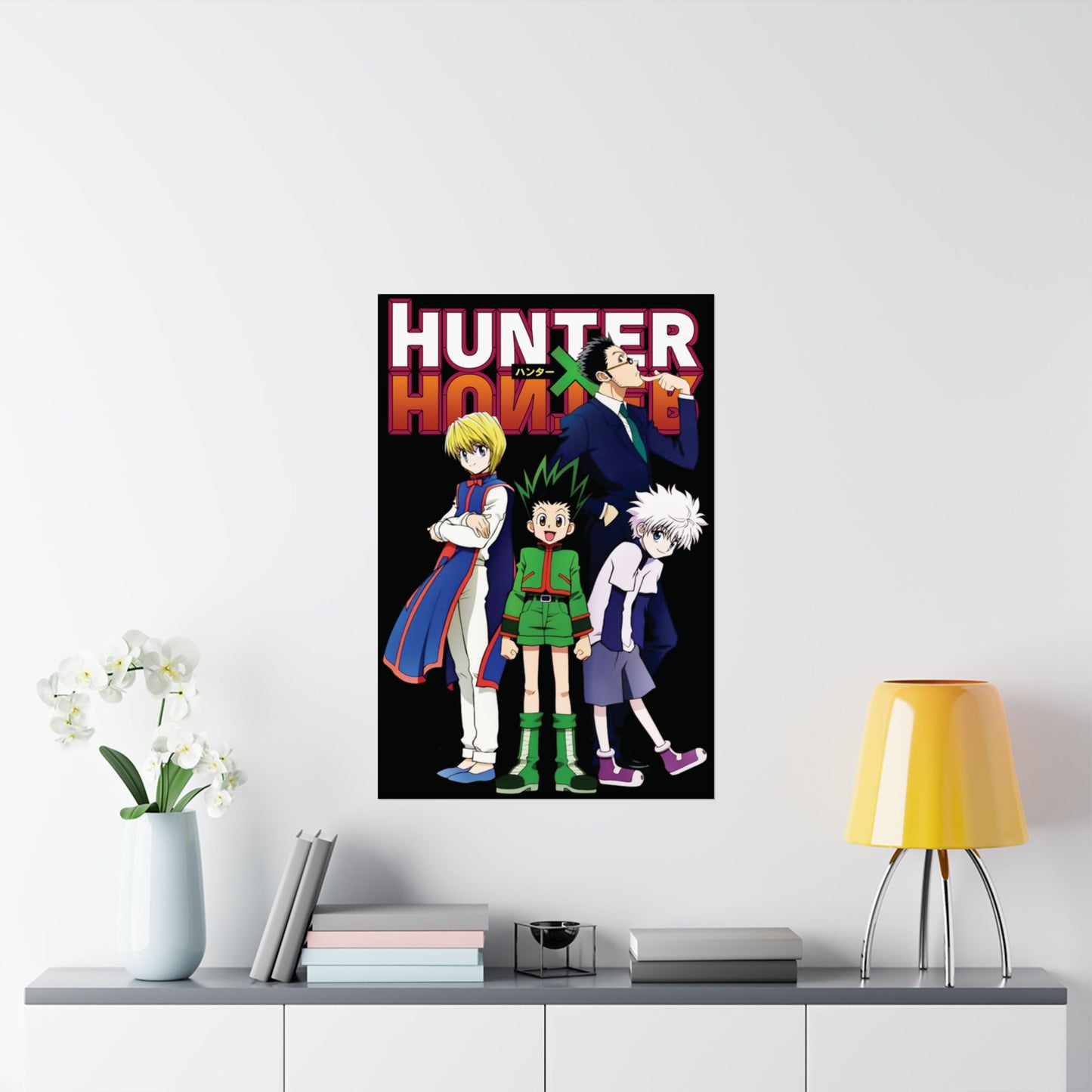 Gon’s Core Group Matte Vertical Poster | Hunter x Hunter Anime Wall Art