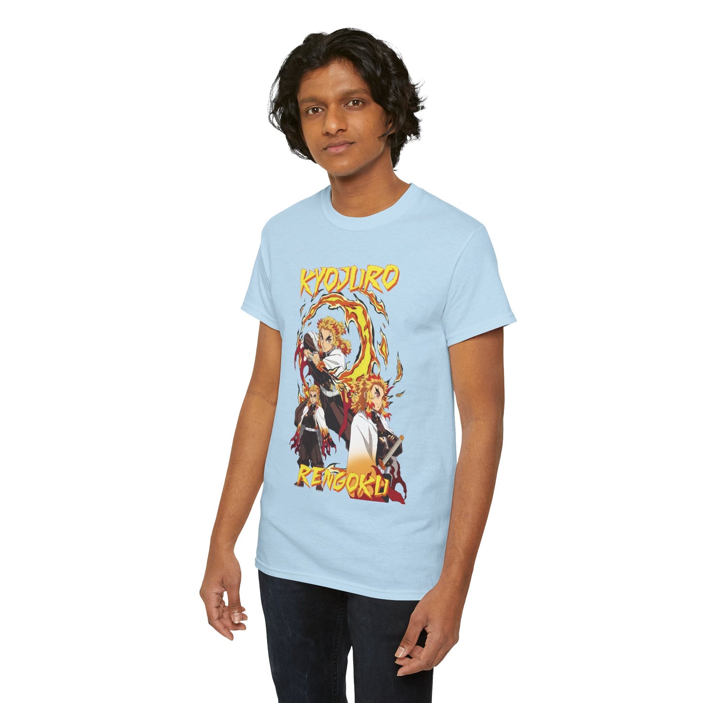 Kyojuro Rengoku Flame Hashira T-Shirt | Demon Slayer Anime Streetwear Tee