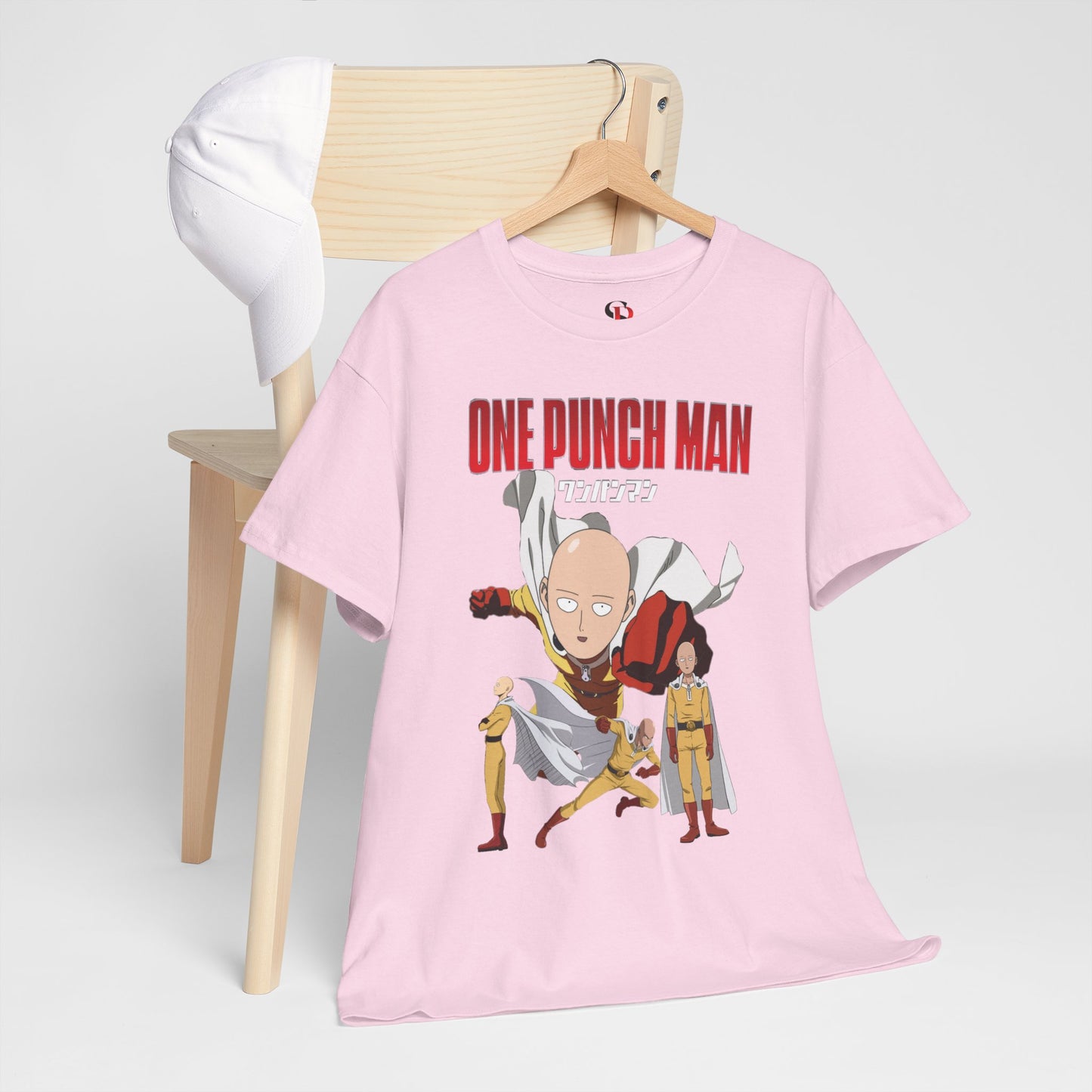 Saitama Unisex Heavy Cotton T-Shirt | One Punch Man Anime Graphic Tee