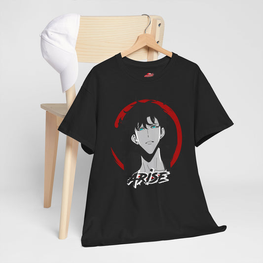 Sung Jinwoo ARISE Shadow Monarch Unisex Heavy Cotton T-Shirt | Anime-Inspired Streetwear Graphic Tee | Shadow Army Shirt