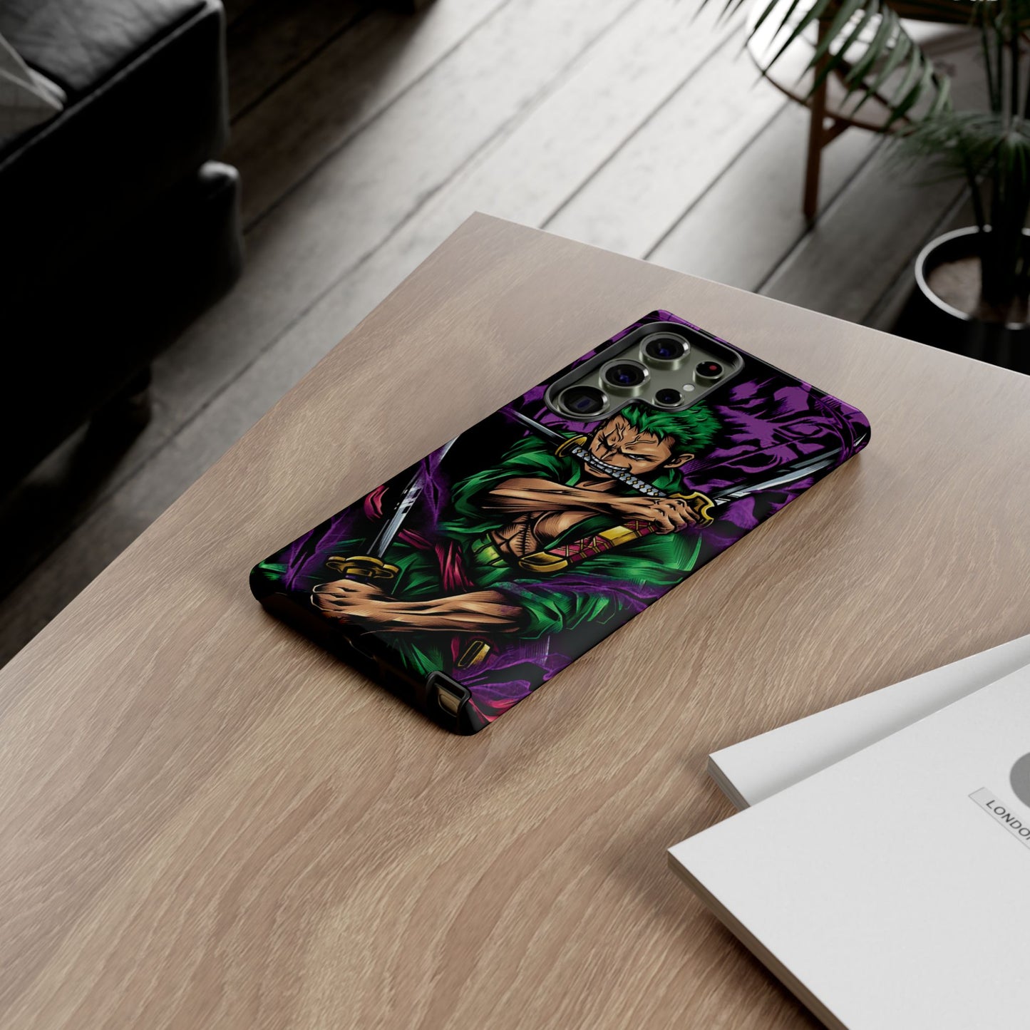 Demon Aura Zoro Double Layered Phone Case