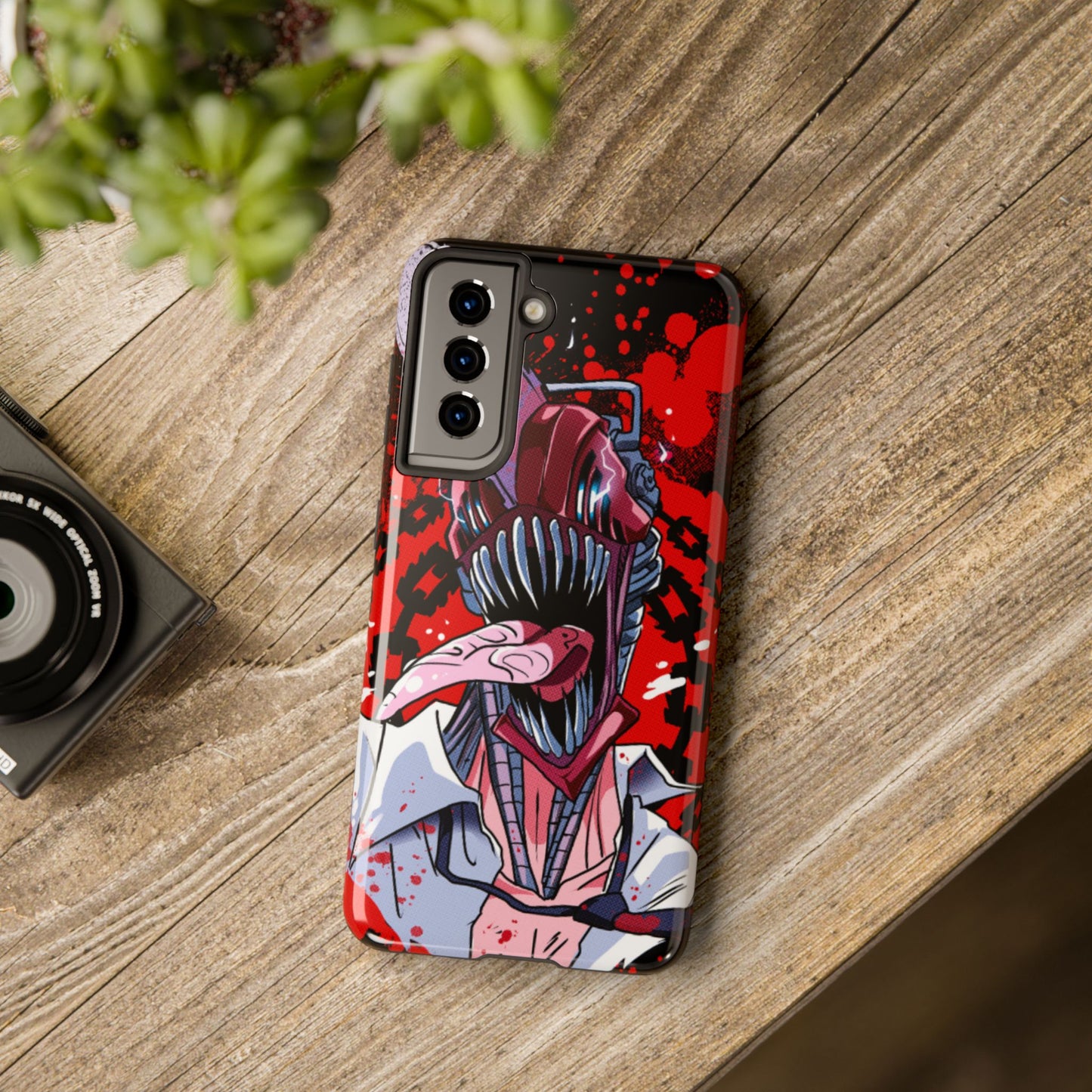 Chainsaw Devil Double Layered Phone Case | Chainsaw Man-Inspired Protective Anime Case