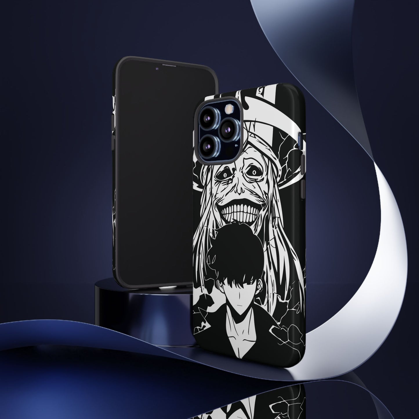 Sung Jinwoo vs Statue of God III Double Layered Phone Case