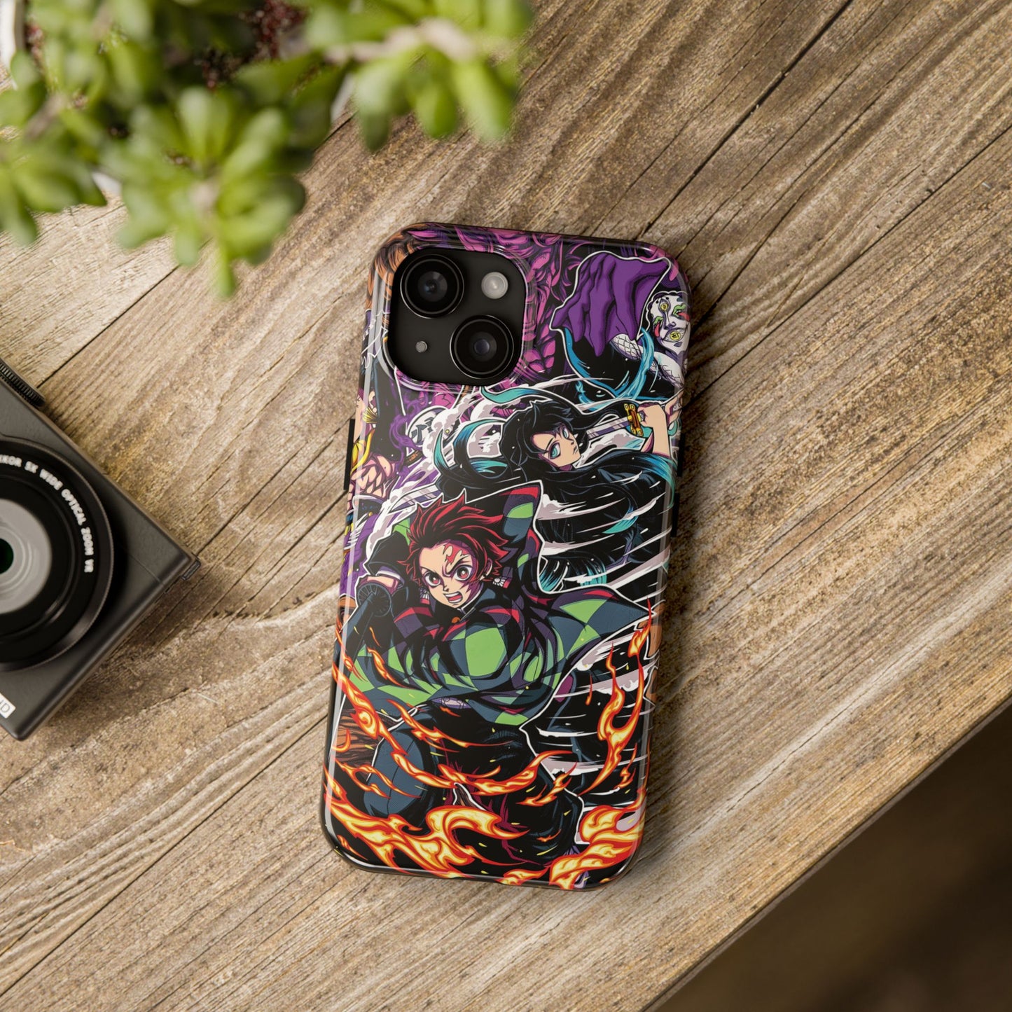 Tanjiro & Muichiro Vs Hantengu Double Layered Phone Case | Demon Slayer-Inspired Anime Case