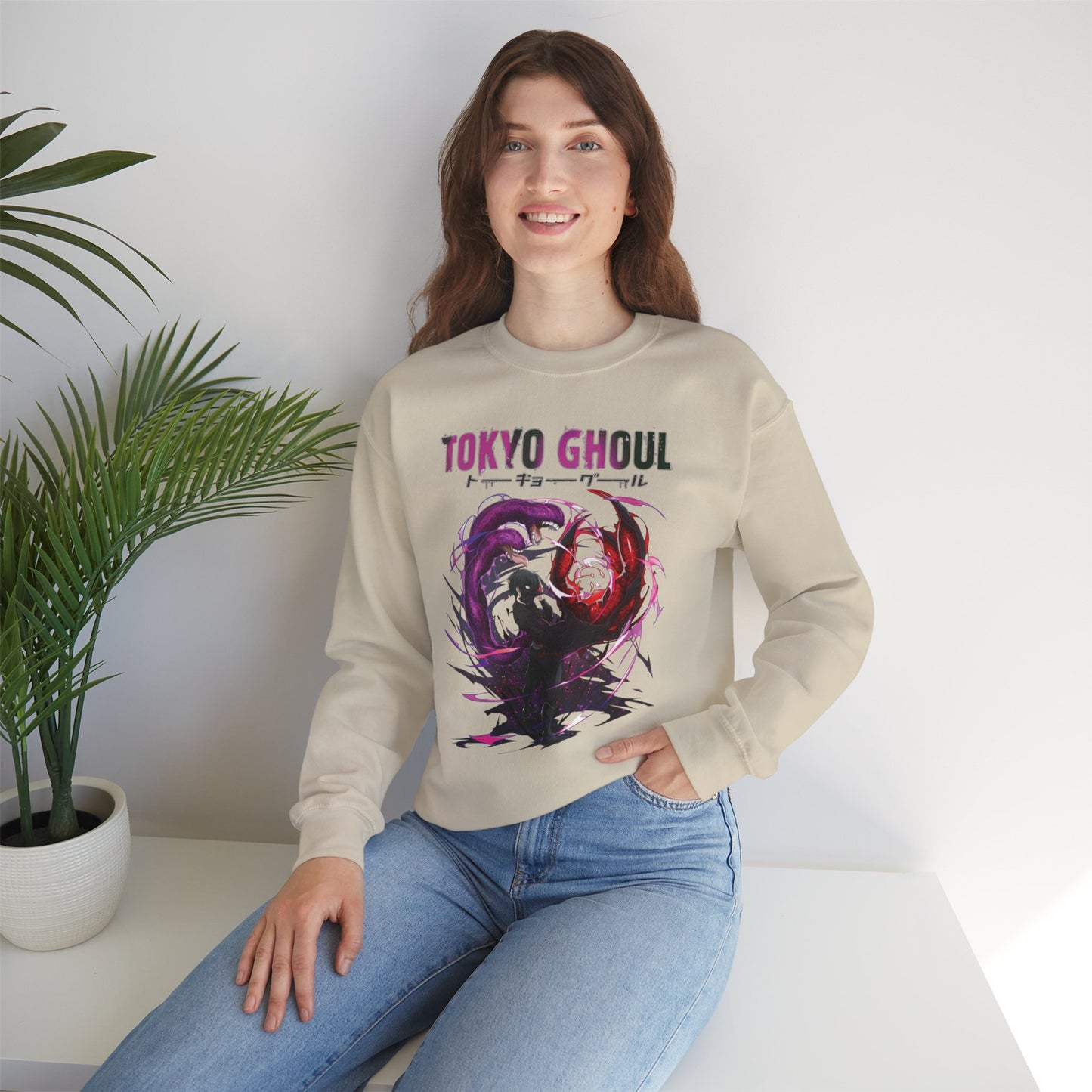 Ken Kaneki Chimera Kagune Unisex Heavy Blend Crewneck Sweatshirt