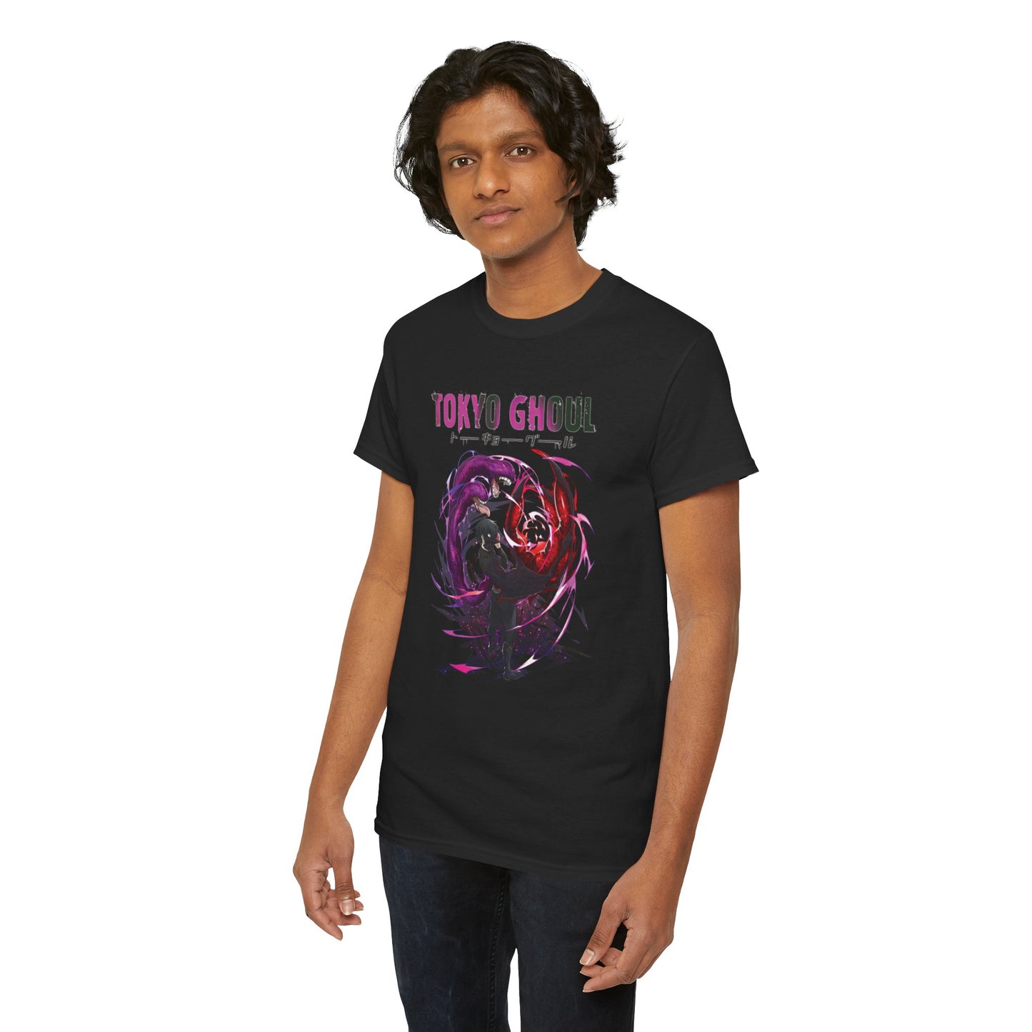 Ken Kaneki Chimera Kagune Unisex Heavy Cotton T-Shirt | Tokyo Ghoul Anime Graphic Tee