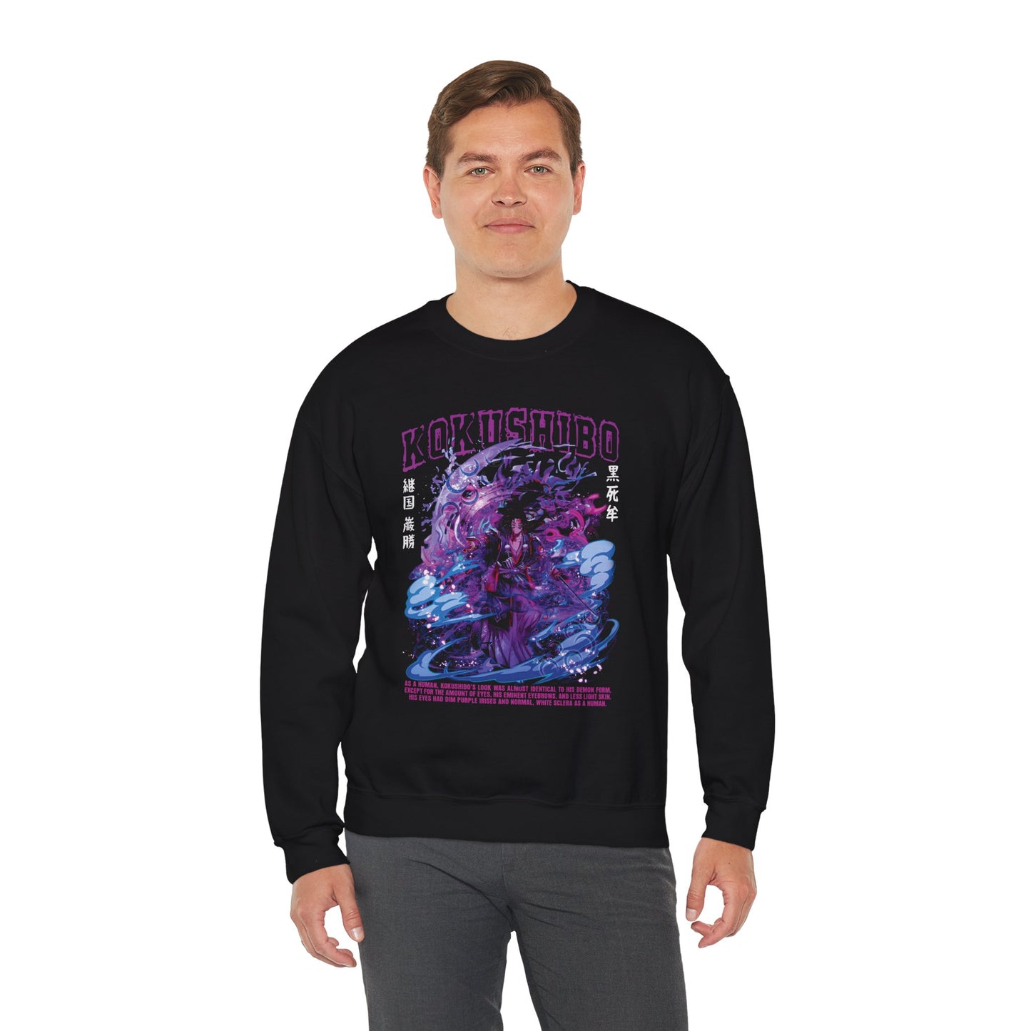 Kokushibo Crewneck | Upper Rank One Demon Slayer Sweatshirt