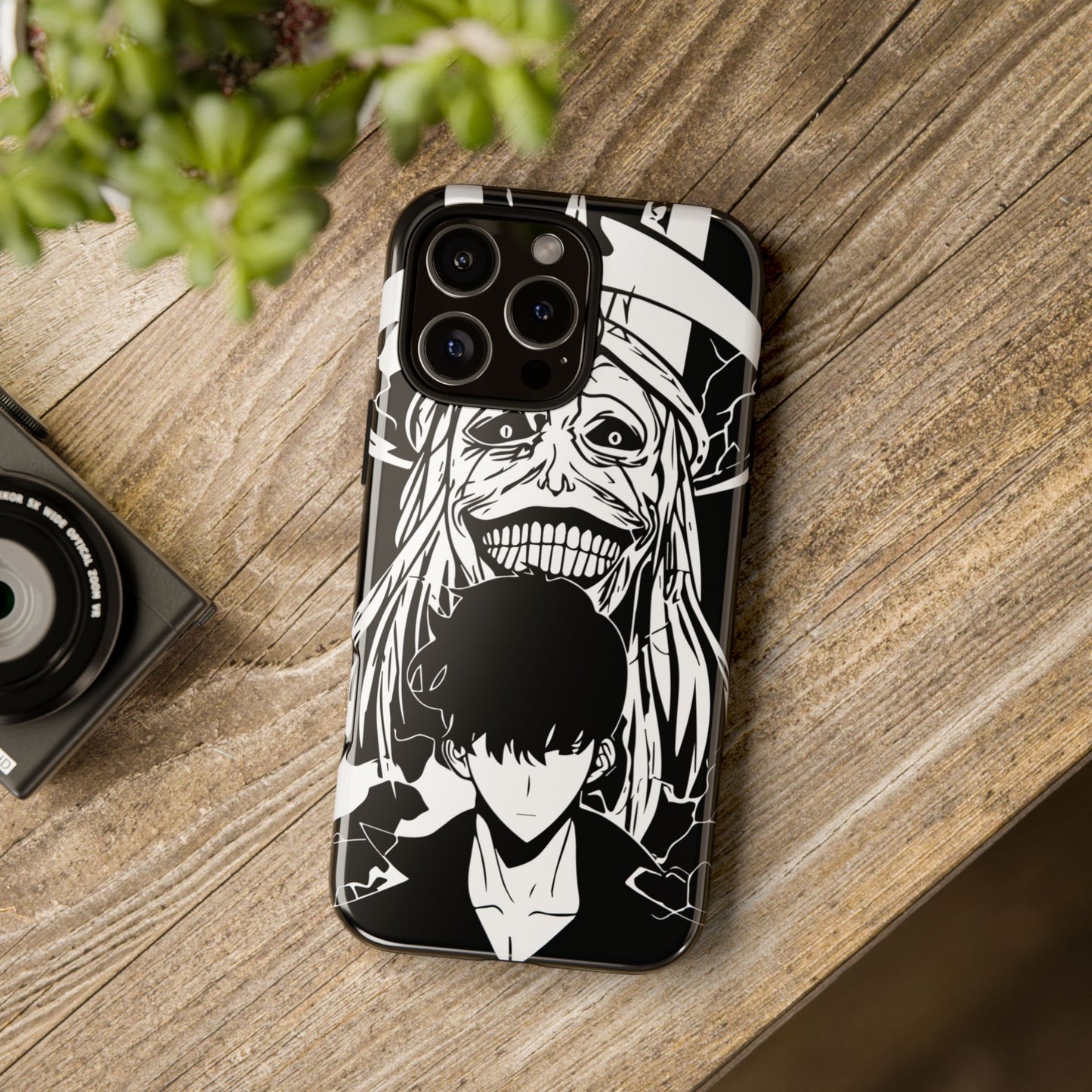 Sung Jinwoo vs Statue of God III Double Layered Phone Case