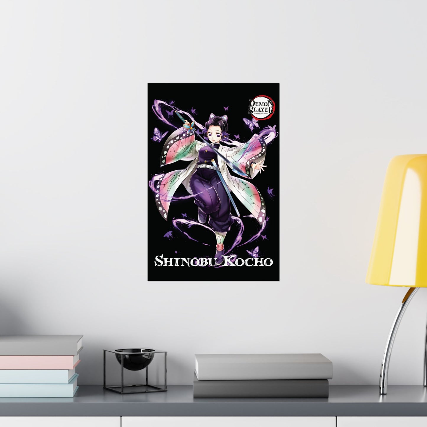 Shinobu Kocho Poster | Insect Hashira Demon Slayer Wall Art