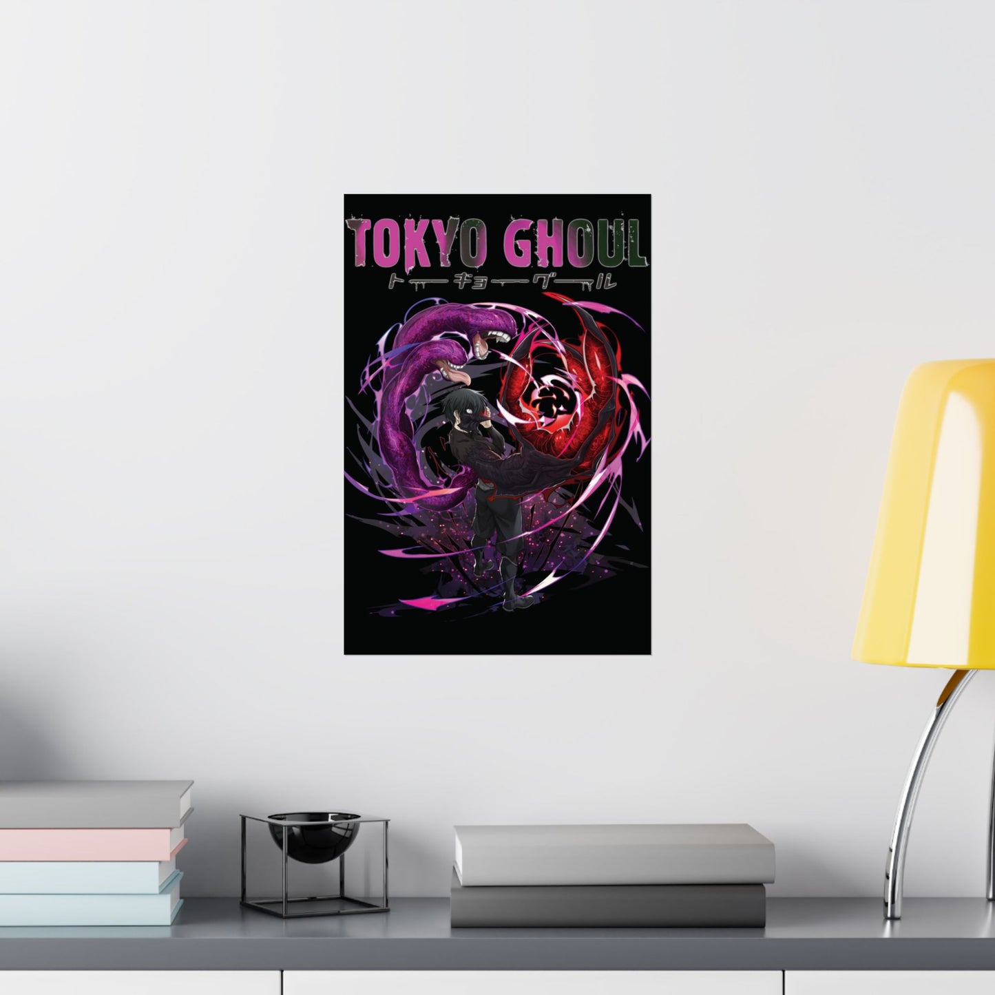 Ken Kaneki Chimera Kagune Matte Vertical Poster | Tokyo Ghoul Anime Wall Art