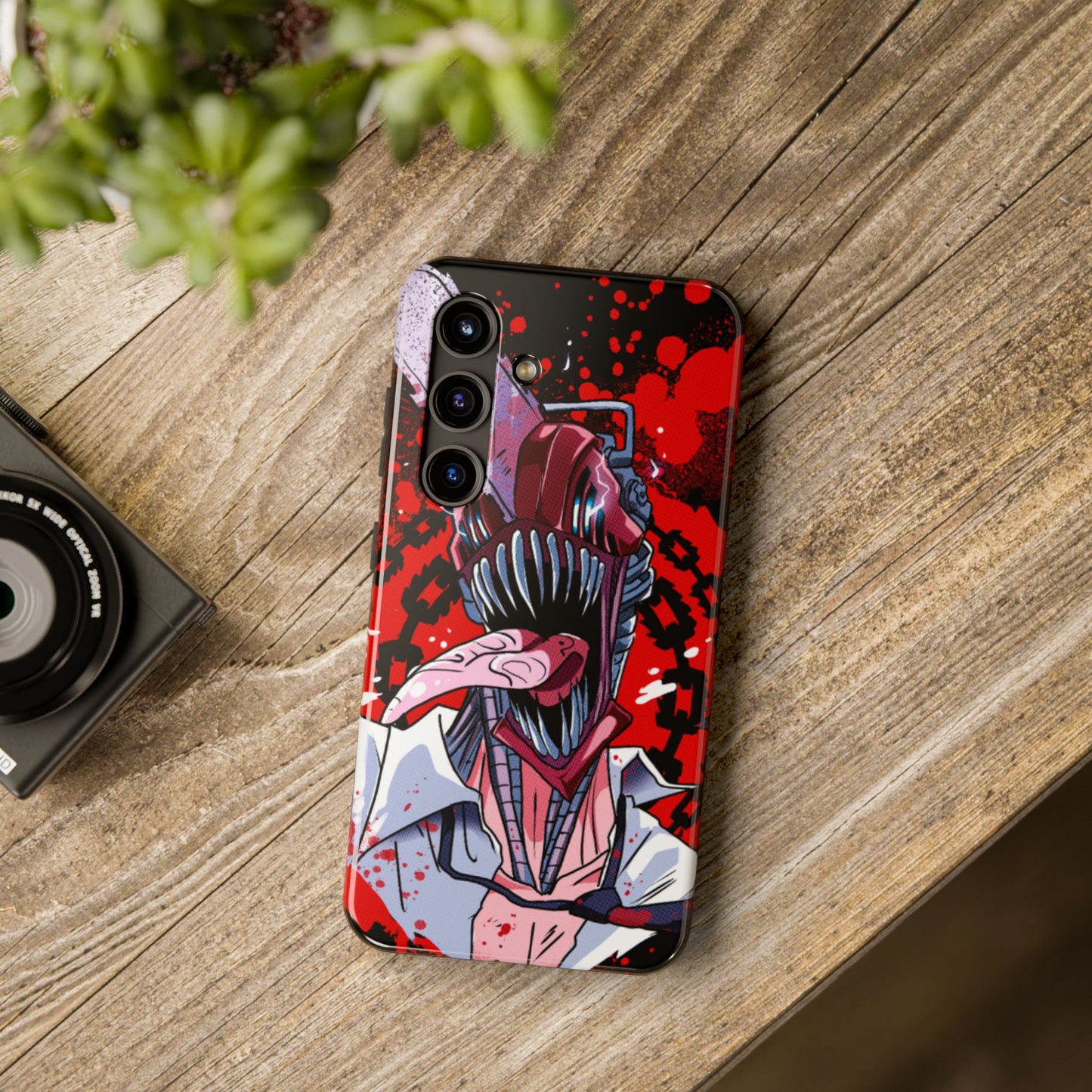 Chainsaw Devil Double Layered Phone Case | Chainsaw Man-Inspired Protective Anime Case