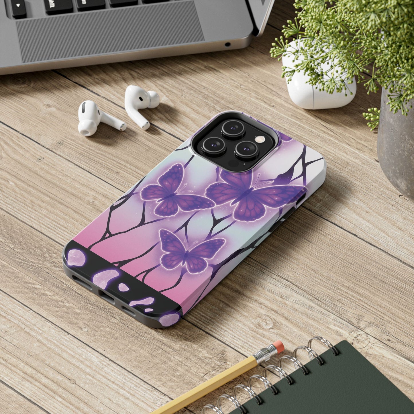 Insect Haori “Butterfly Dream” Double Layered Phone Case