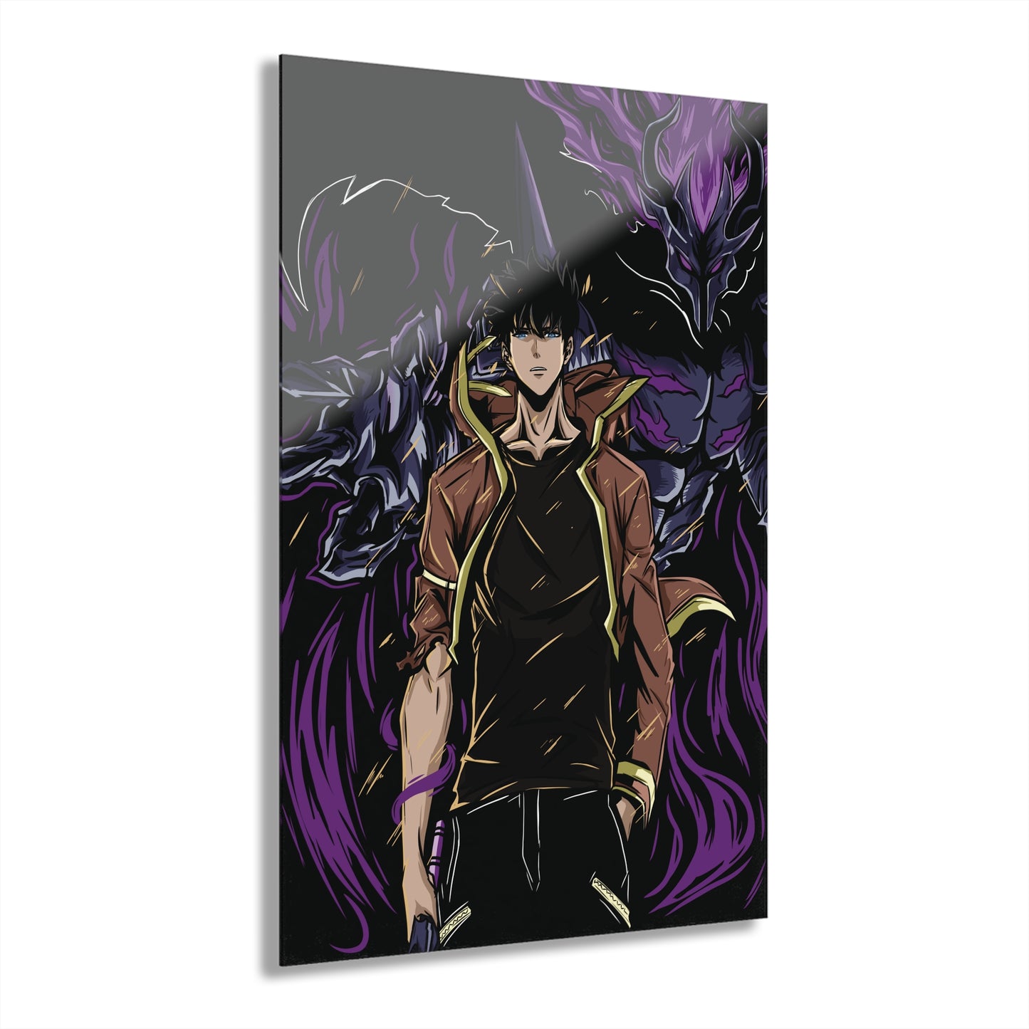 Sung Jinwoo and Ashborn The Shadow Monarch Acrylic Print