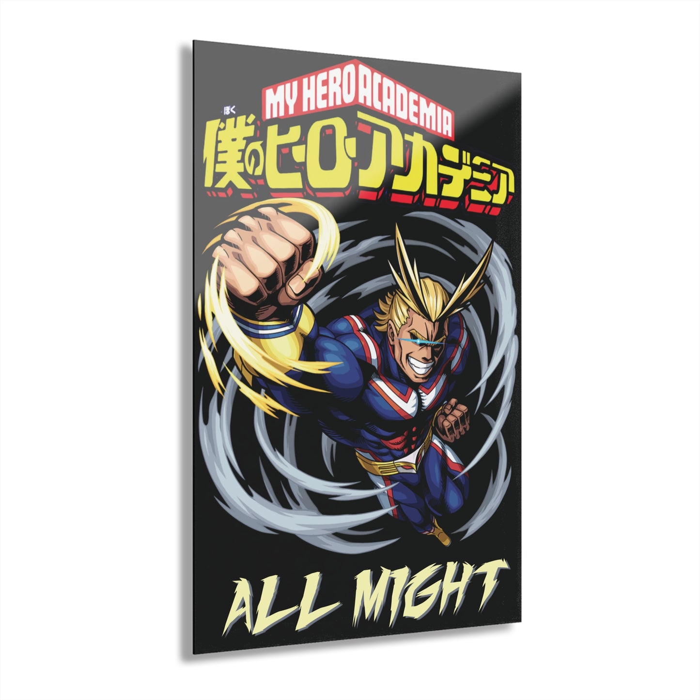 All Might Acrylic Print