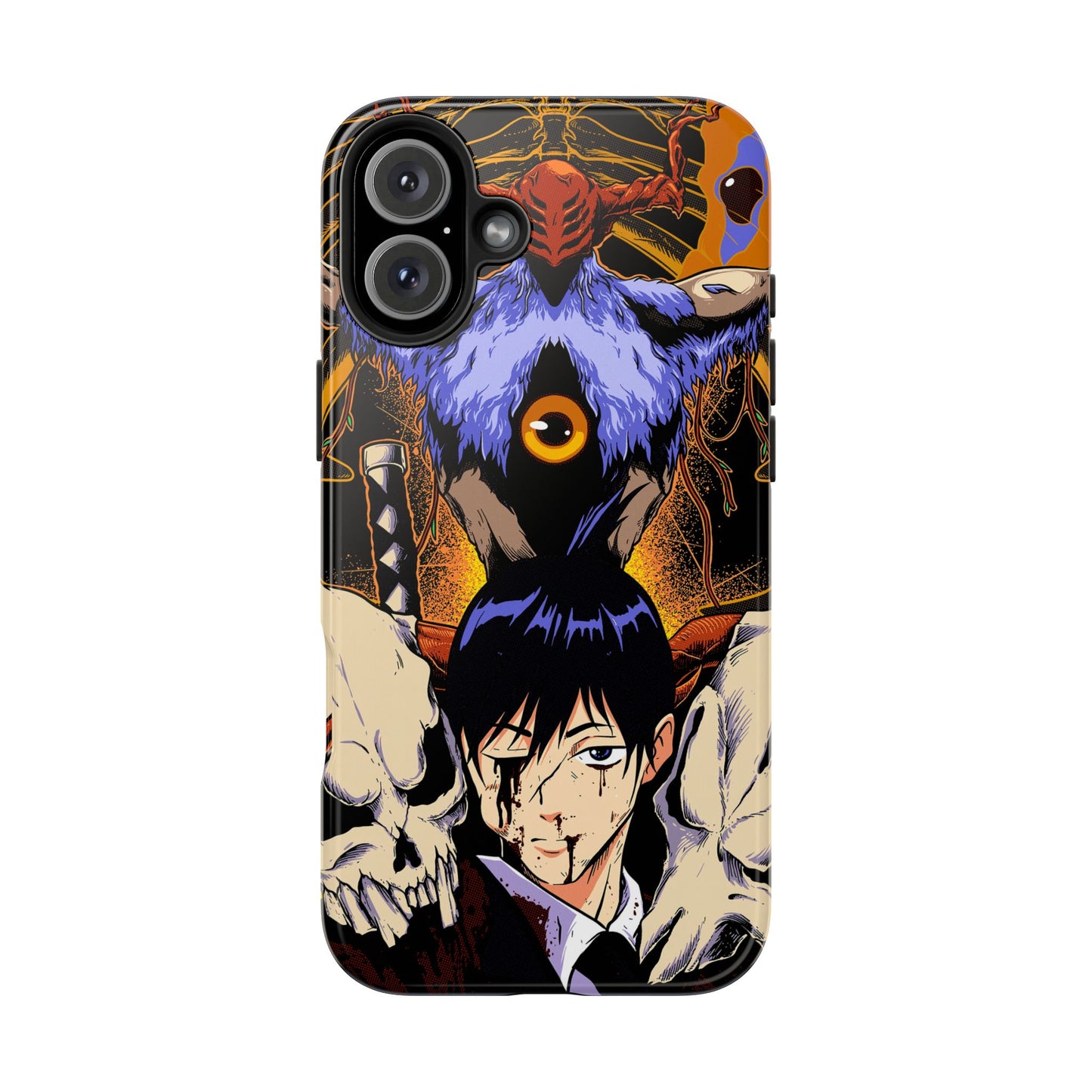 Aki x Future Devil Double Layered Phone Case | Chainsaw Man-Inspired Protective Anime Case