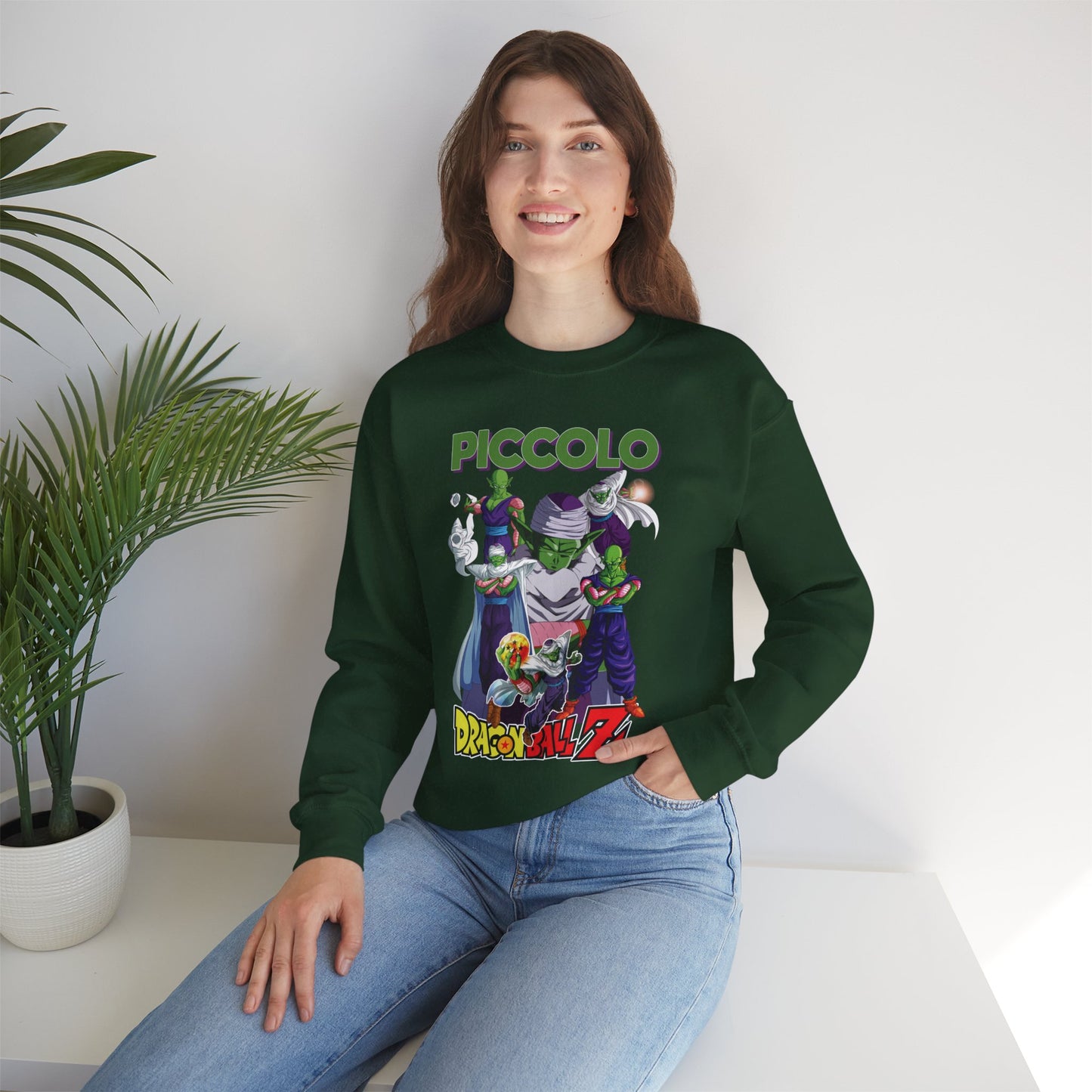 Piccolo “Namekian Pride” Unisex Heavy Crewneck | Dragon Ball Z Streetwear Sweatshirt