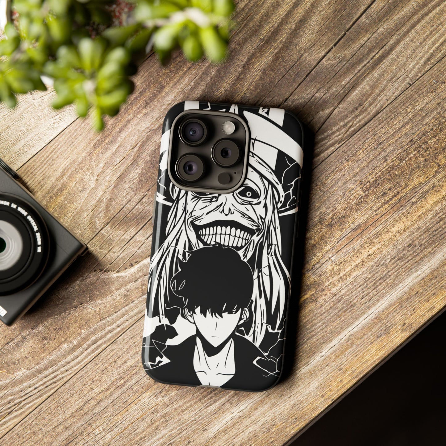 Sung Jinwoo vs Statue of God III Double Layered Phone Case