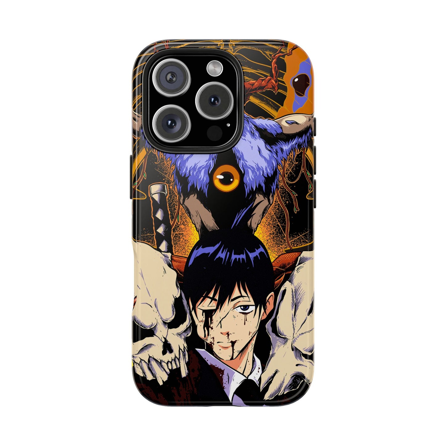 Aki x Future Devil Double Layered Phone Case | Chainsaw Man-Inspired Protective Anime Case