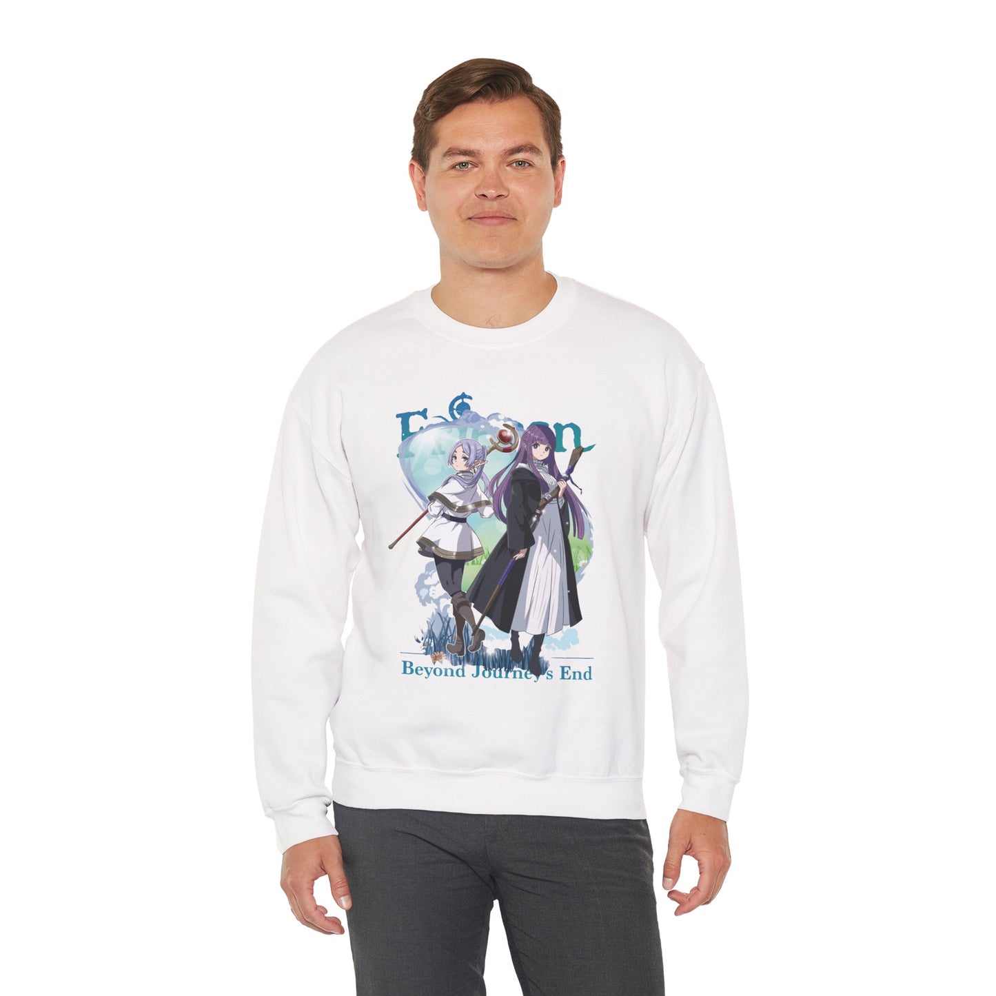 Frieren Beyond Journey’s End Unisex Heavy Blend Crewneck Sweatshirt