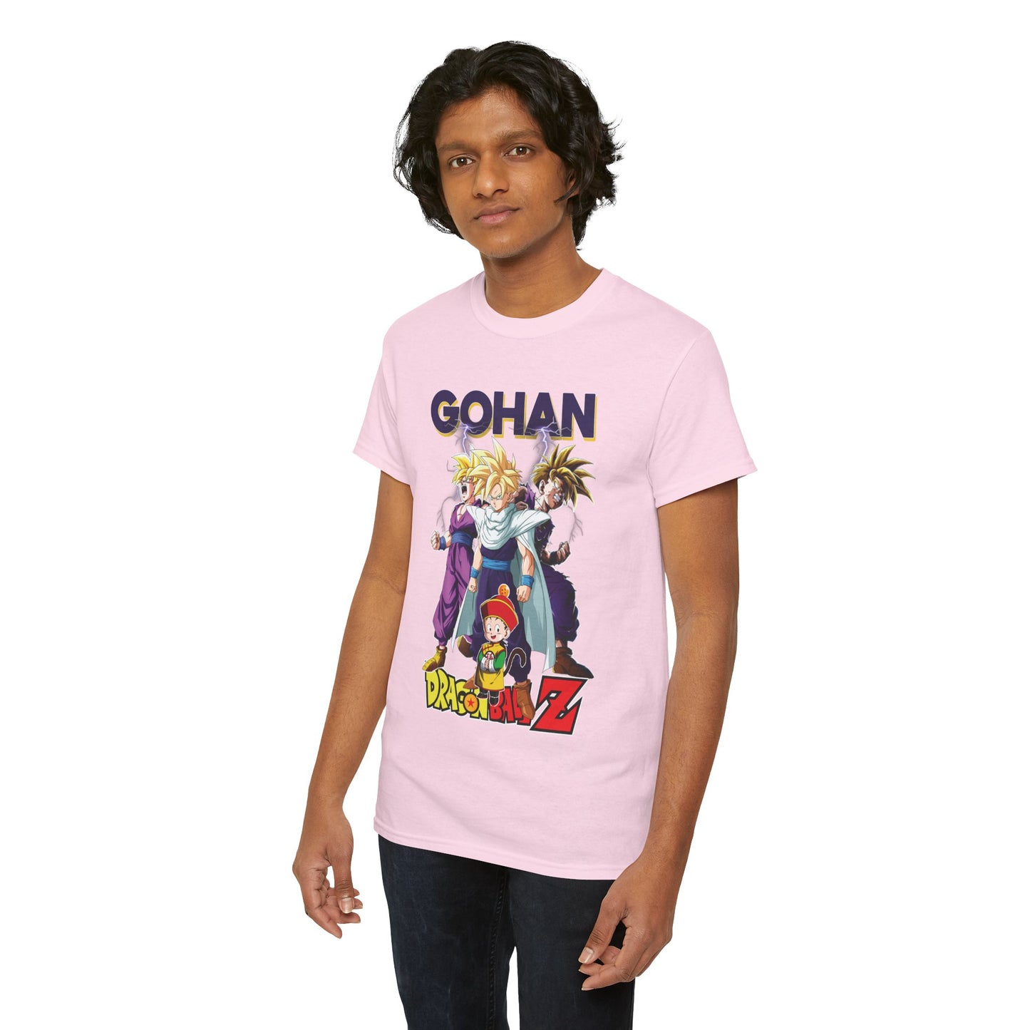 Gohan “Legacy of Z” Unisex Heavy Cotton T-Shirt | Dragon Ball Z Streetwear Tee