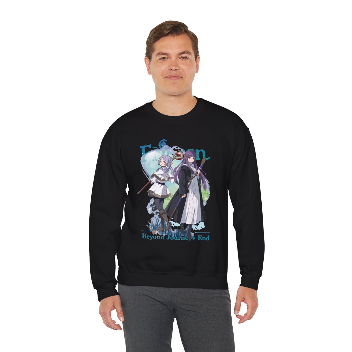 Frieren Beyond Journey’s End Unisex Heavy Blend Crewneck Sweatshirt