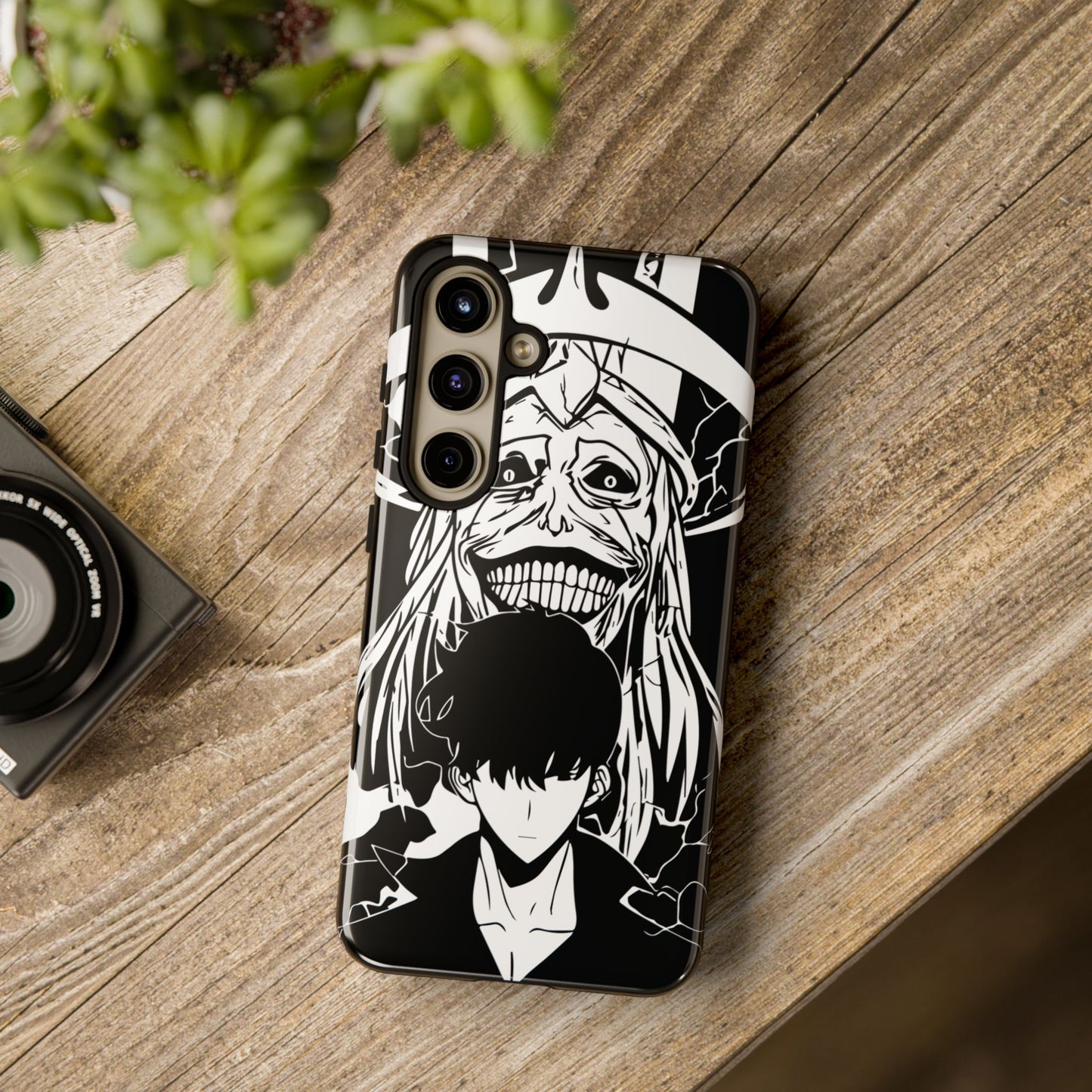 Sung Jinwoo vs Statue of God III Double Layered Phone Case