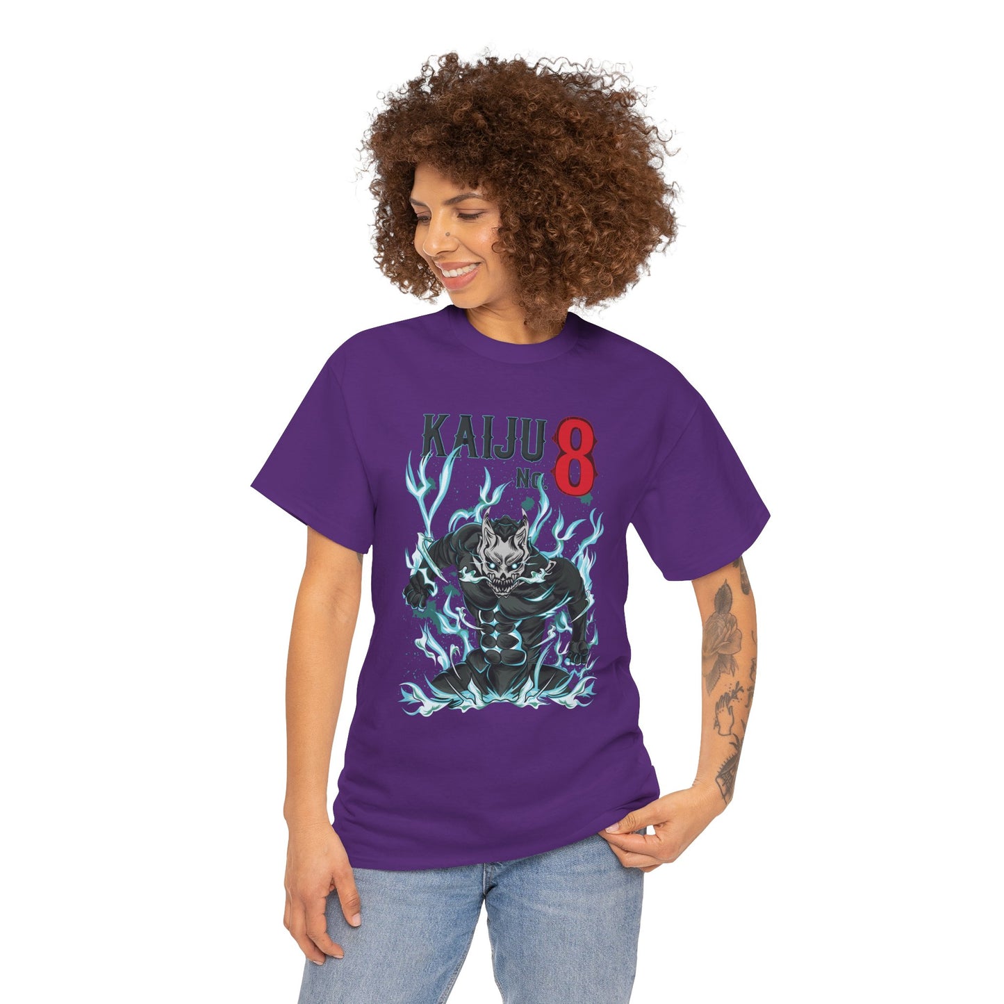 Infernal Surge Unisex Heavy Cotton T-Shirt | Kaiju No. 8 Anime Tee