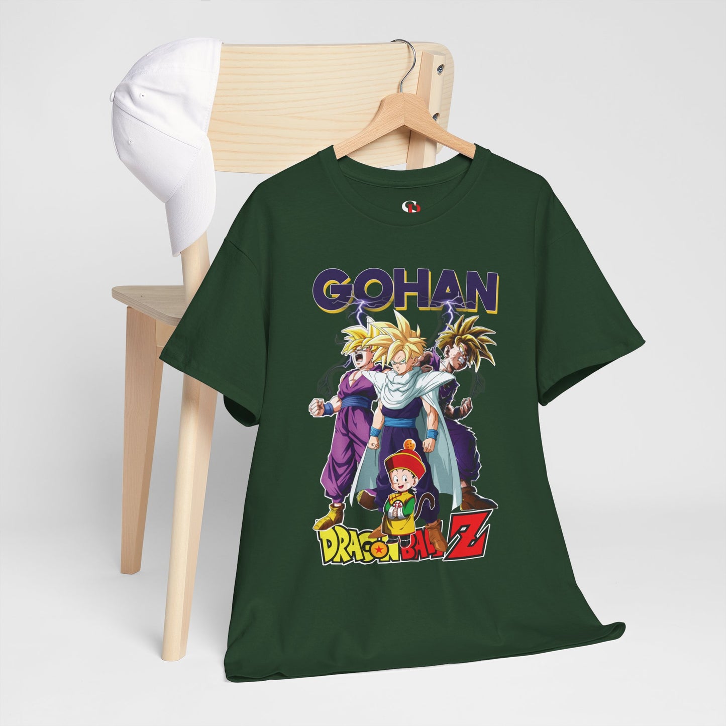 Gohan “Legacy of Z” Unisex Heavy Cotton T-Shirt | Dragon Ball Z Streetwear Tee