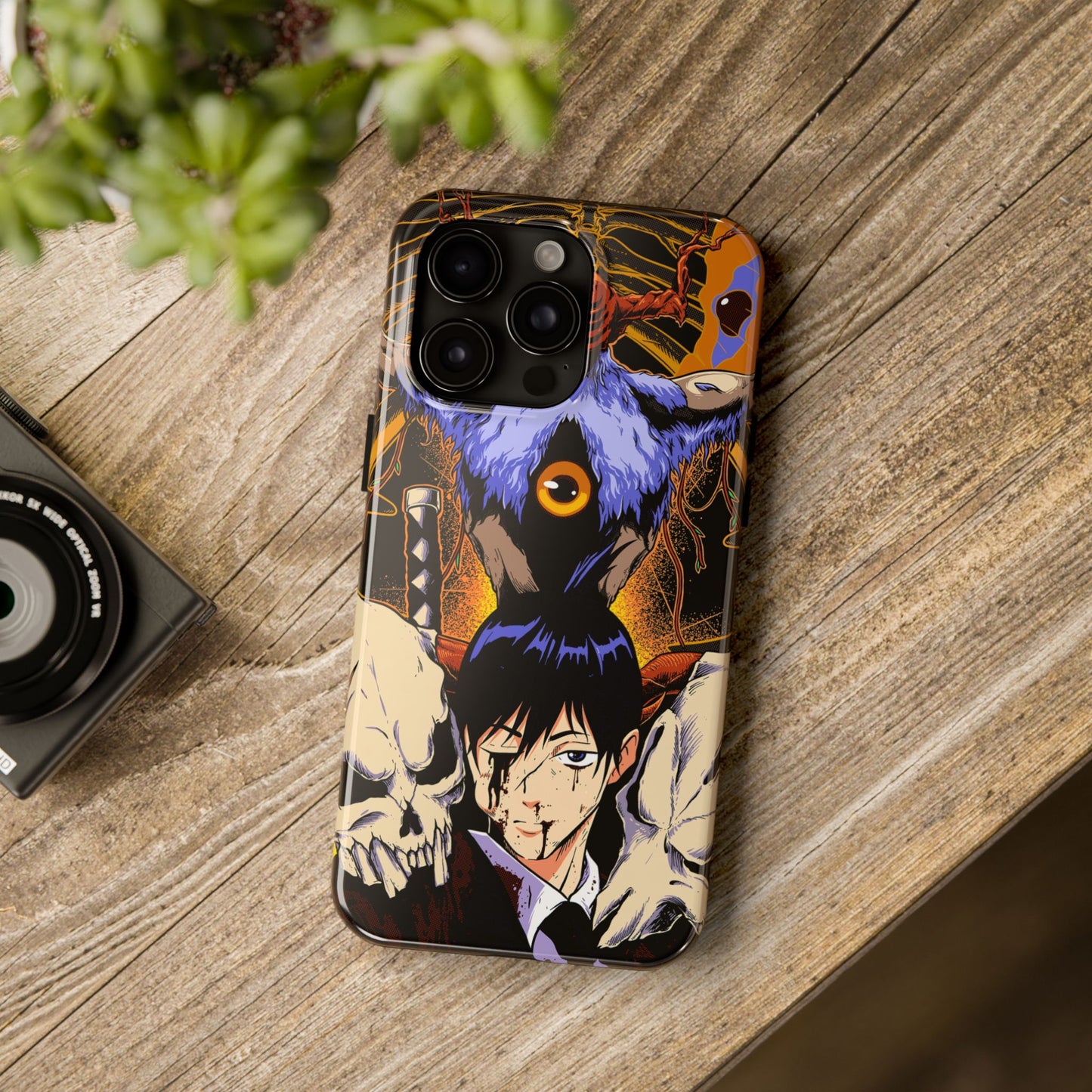 Aki x Future Devil Double Layered Phone Case | Chainsaw Man-Inspired Protective Anime Case