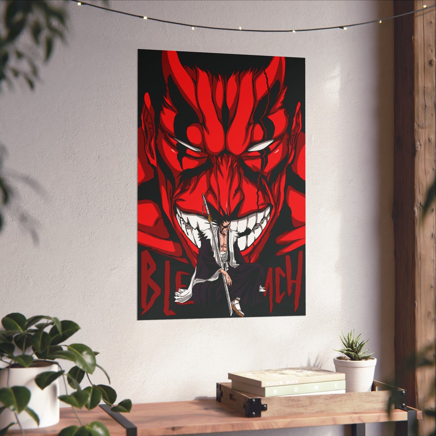 Zaraki Kenpachi Matte Vertical Poster | Bleach Anime Wall Art