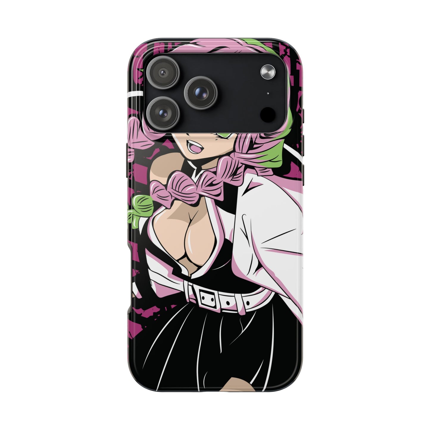 Love Hashira Mitsuri Kanroji Double Layered Phone Case | Demon Slayer-Inspired Anime Case