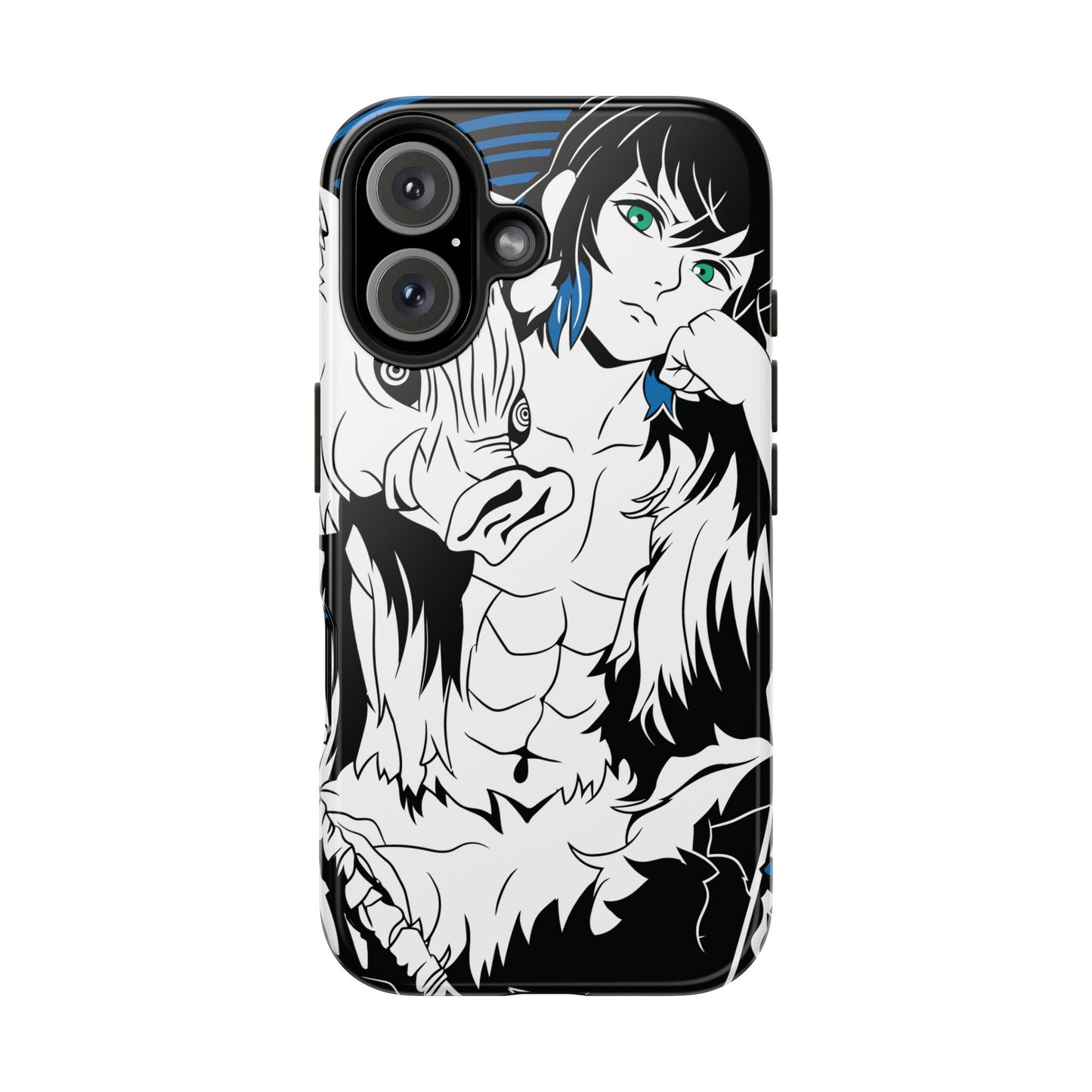 Inosuke Double Layered Phone Case| Demon Slayer-Inspired Anime Case
