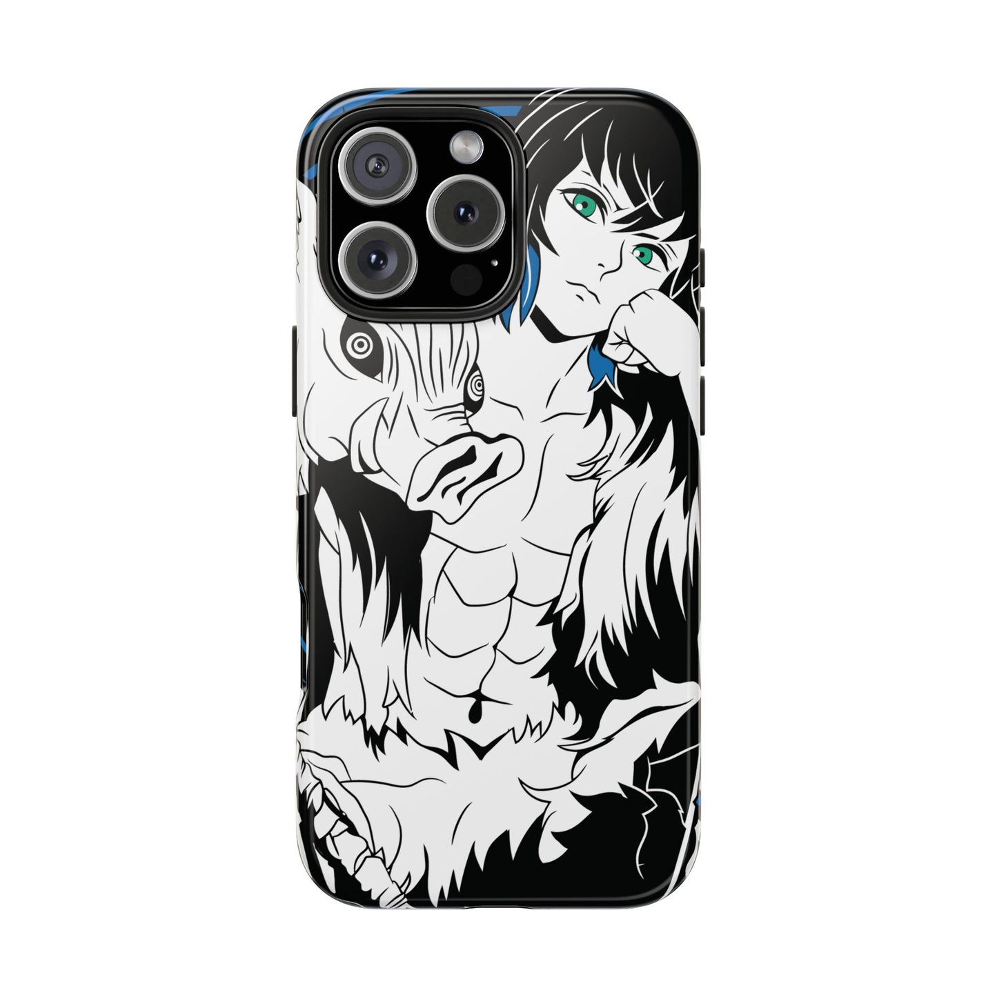 Inosuke Double Layered Phone Case| Demon Slayer-Inspired Anime Case