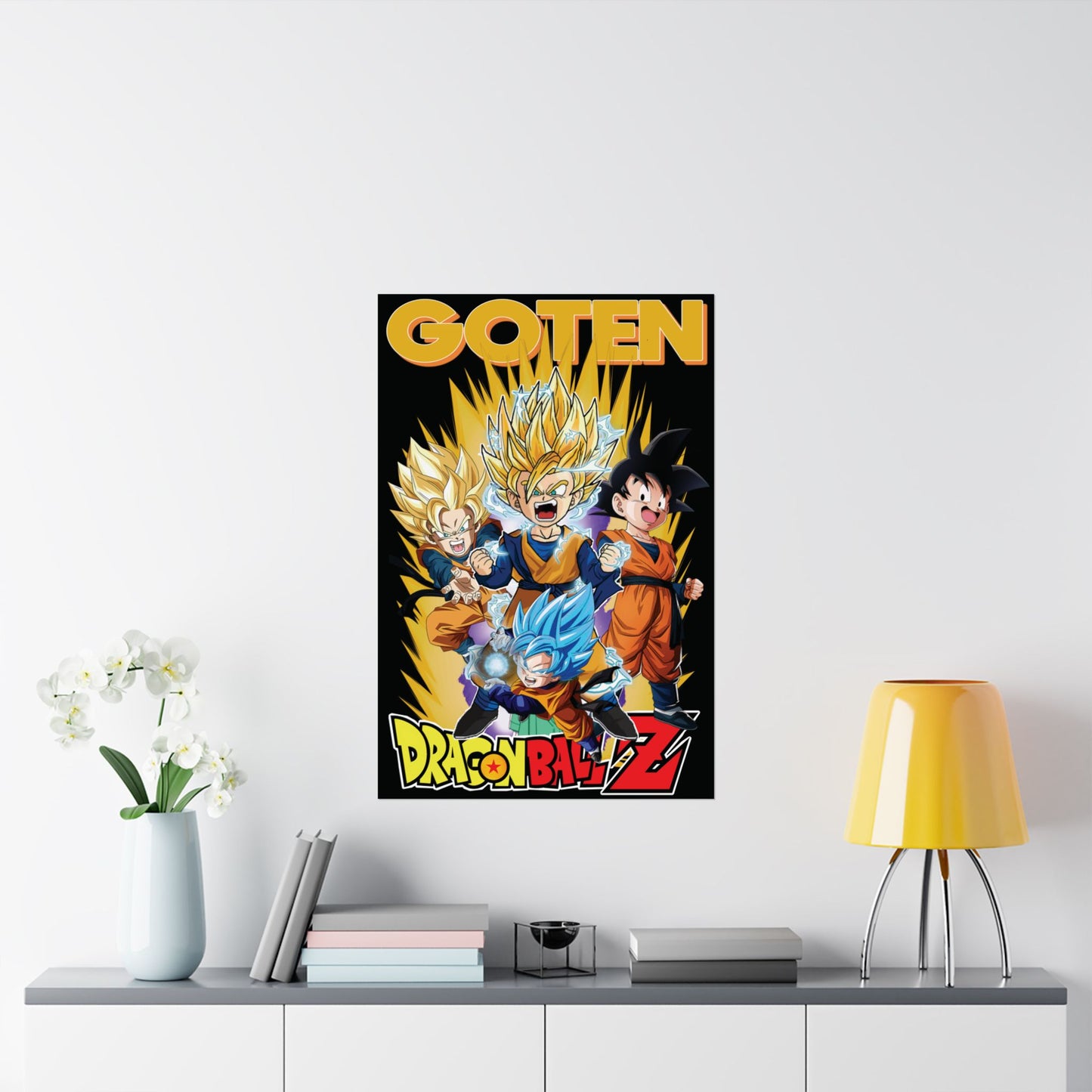 Goten “Next Gen Saiyan” Matte Vertical Poster | Dragon Ball Z Anime Wall Art