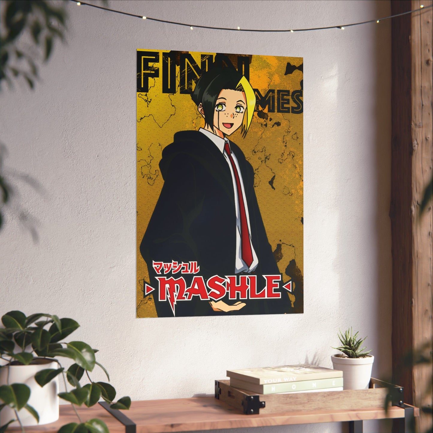 Finn Ames Matte Vertical Poster | Mashle: Magic and Muscles Anime Wall Art
