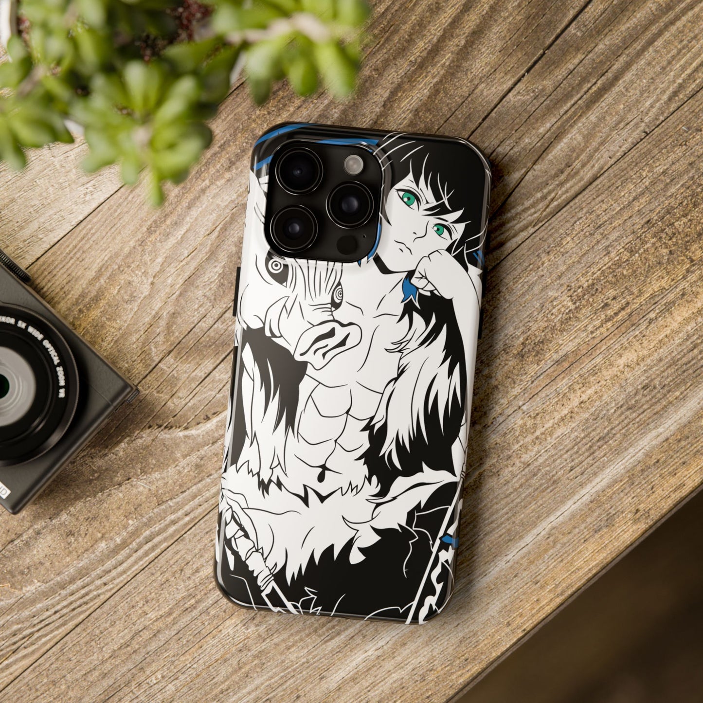 Inosuke Double Layered Phone Case| Demon Slayer-Inspired Anime Case