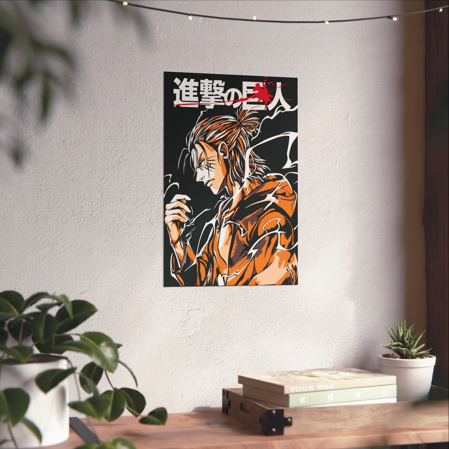 Eren Yeager Matte Vertical Poster | Attack on Titan Anime Wall Art
