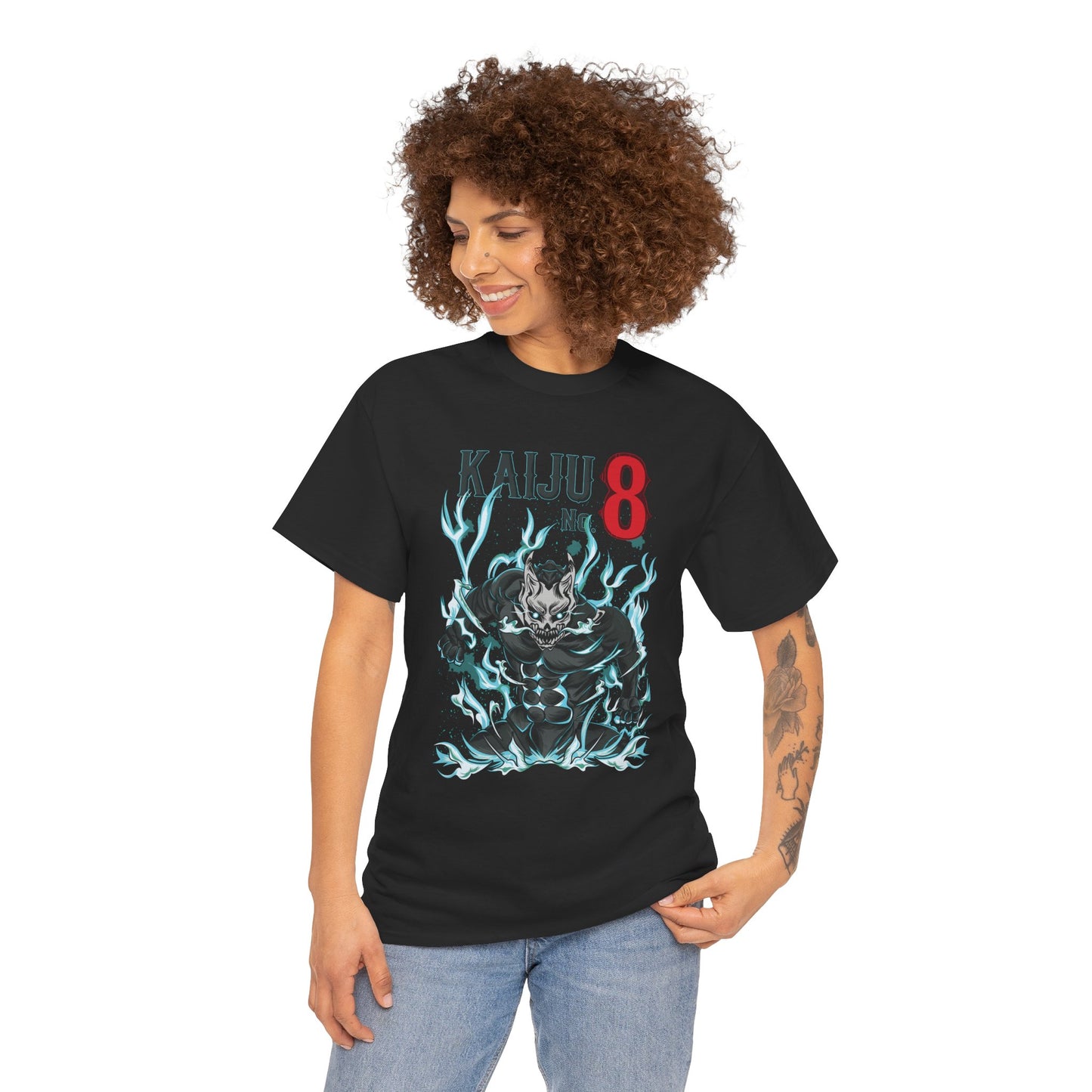 Infernal Surge Unisex Heavy Cotton T-Shirt | Kaiju No. 8 Anime Tee