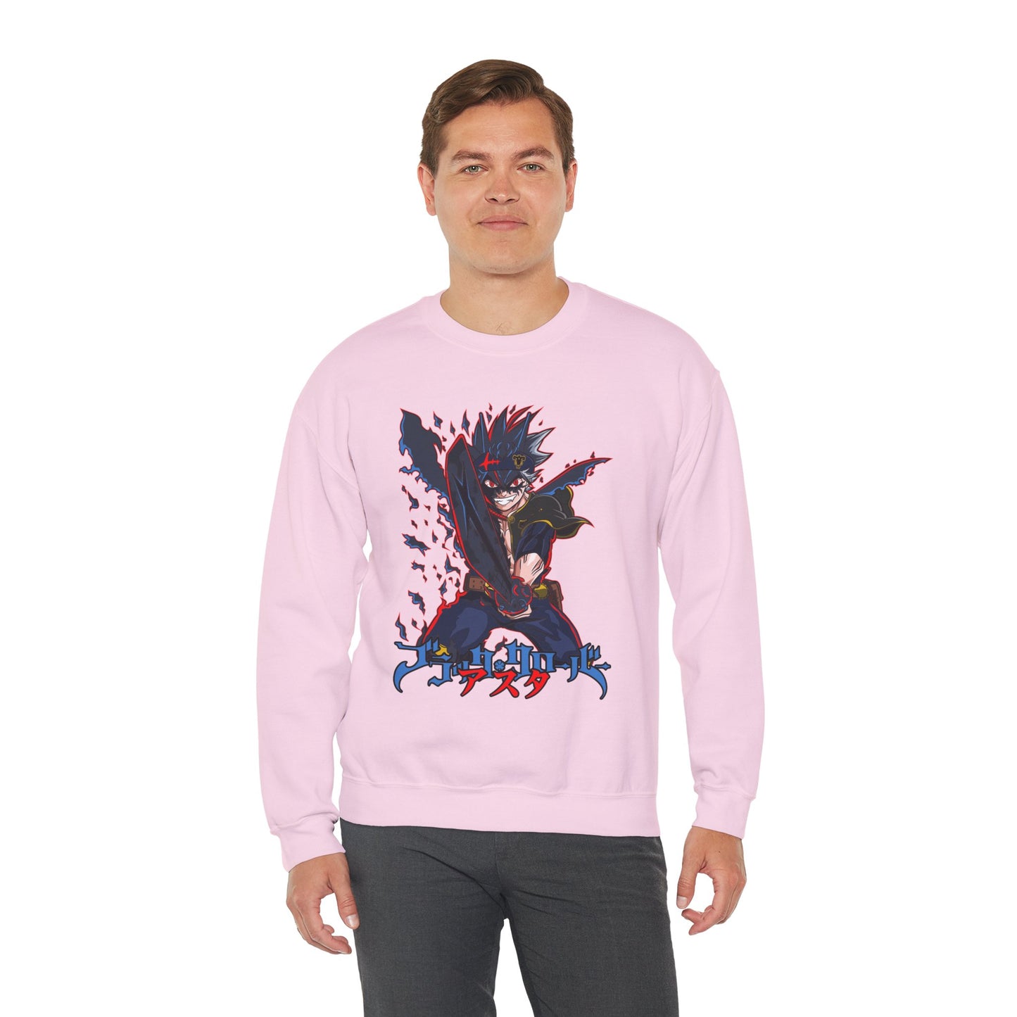 Black Clover Unisex Heavy Blend Crewneck Sweatshirt | Anime Streetwear