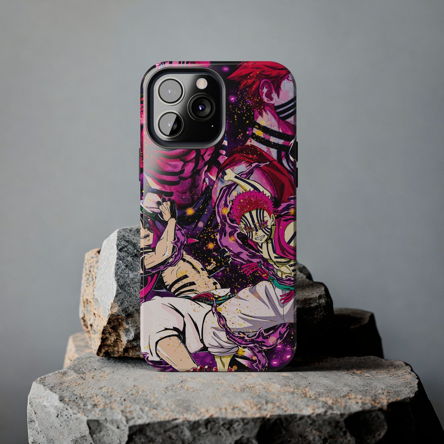 Upper Moon 3 Akaza Phone Case | Demon Slayer Double Layered Protective Case