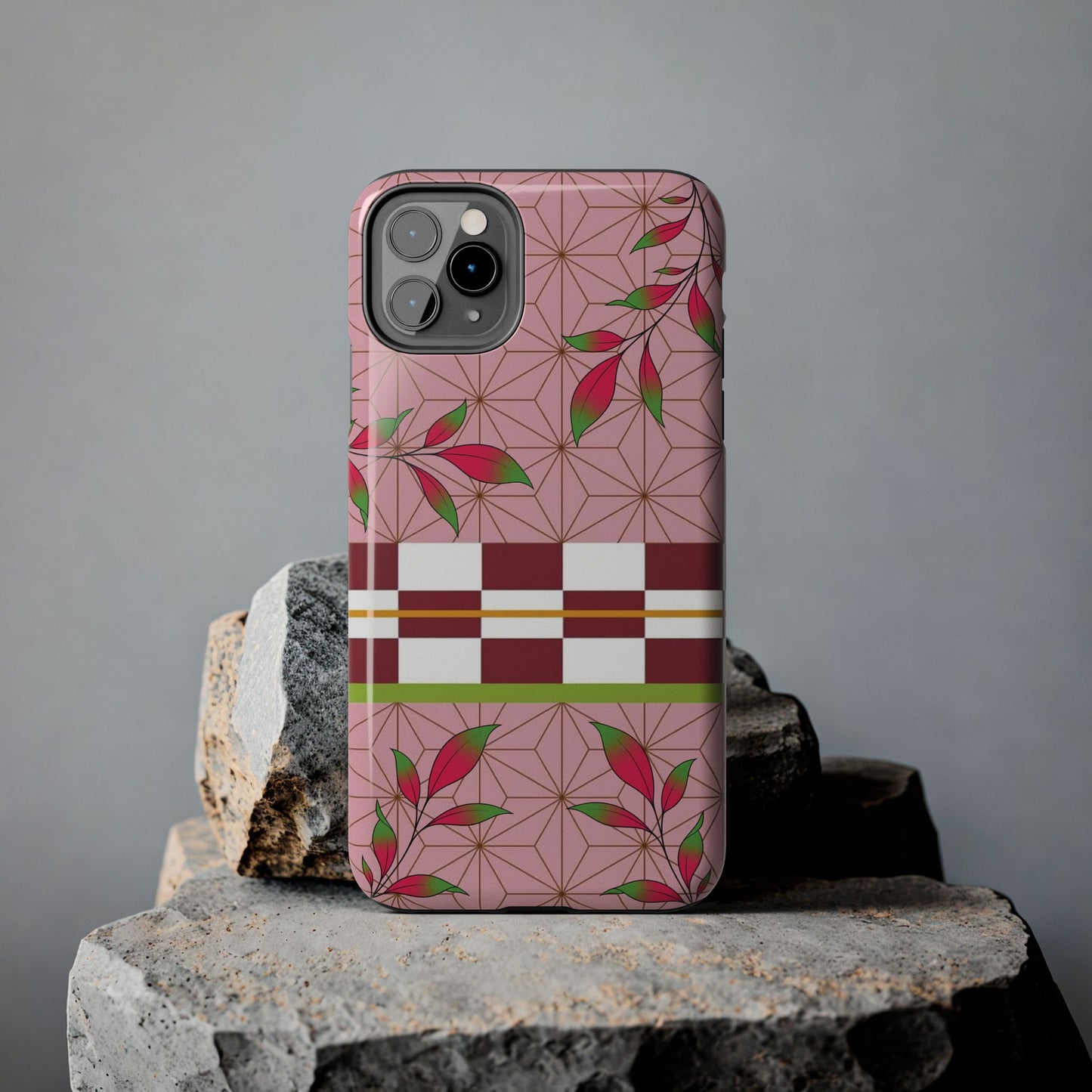 Demon Flower Haori Double Layered Phone Case