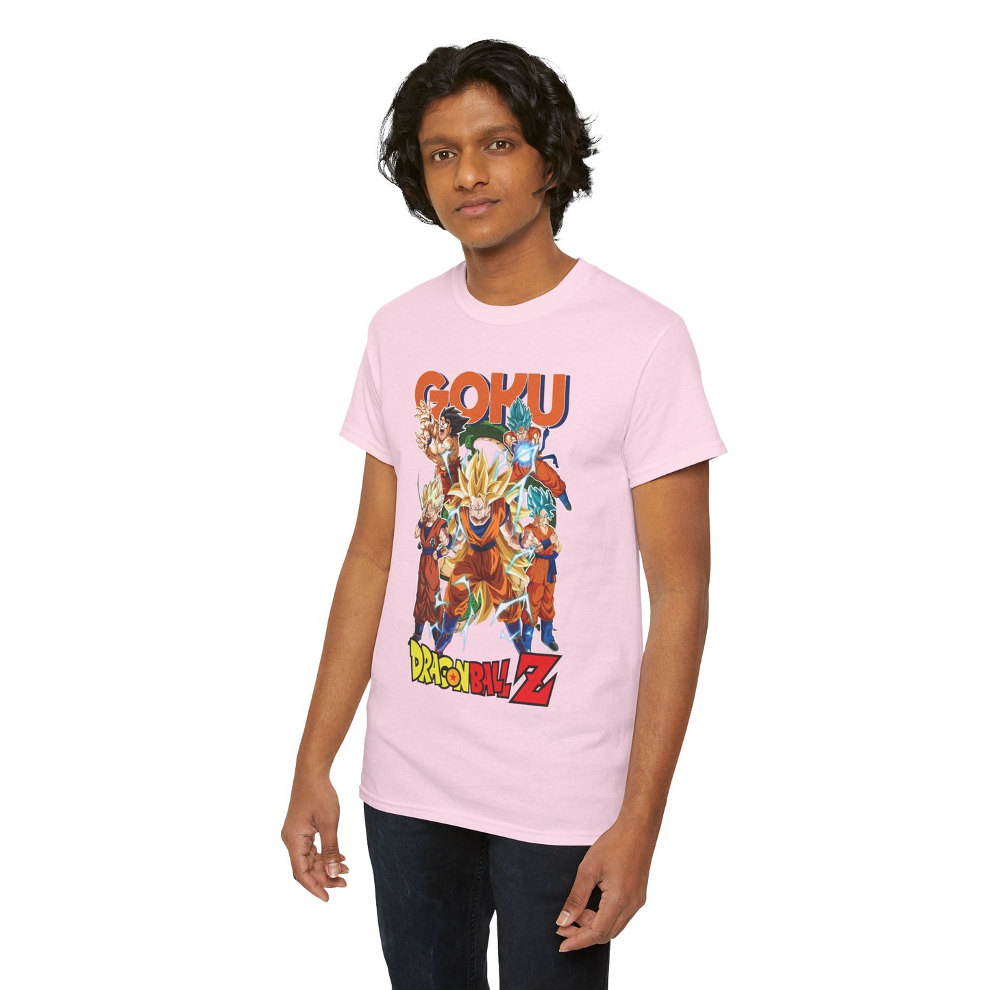 Goku “Legacy of Power” Unisex Heavy Cotton T-Shirt | Dragon Ball Z Streetwear Tee