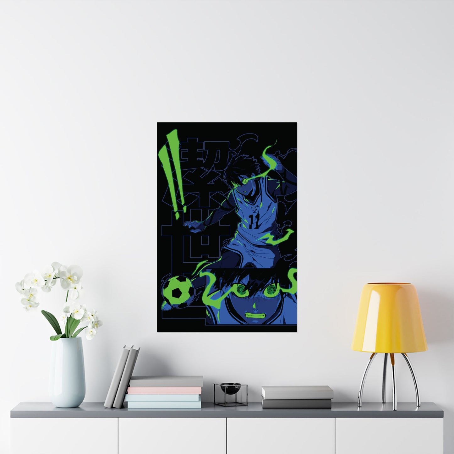 Yoichi Isagi Matte Vertical Poster | Blue Lock-Inspired Wall Art