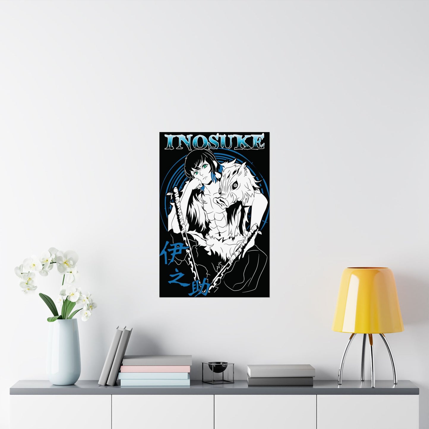 Inosuke Poster | Demon Slayer Matte Vertical Wall Art