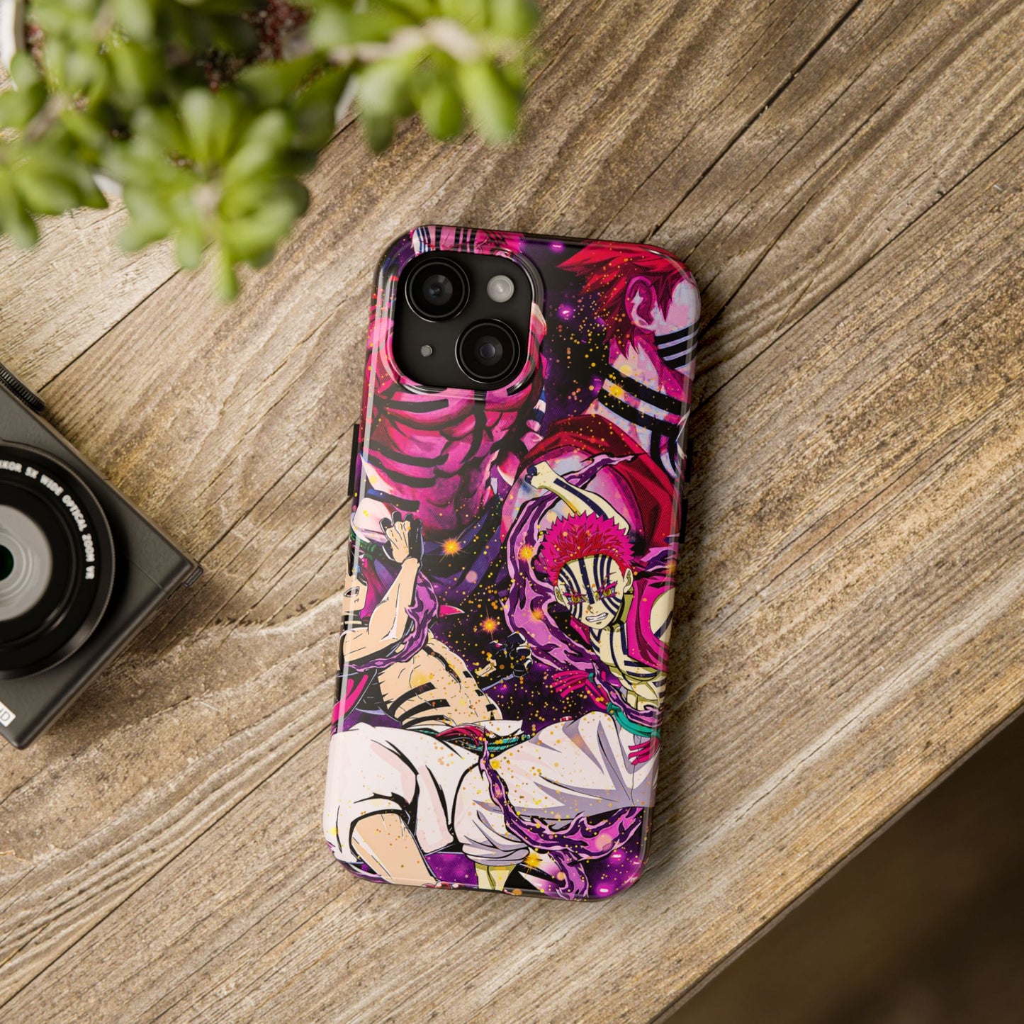 Upper Moon 3 Akaza Phone Case | Demon Slayer Double Layered Protective Case