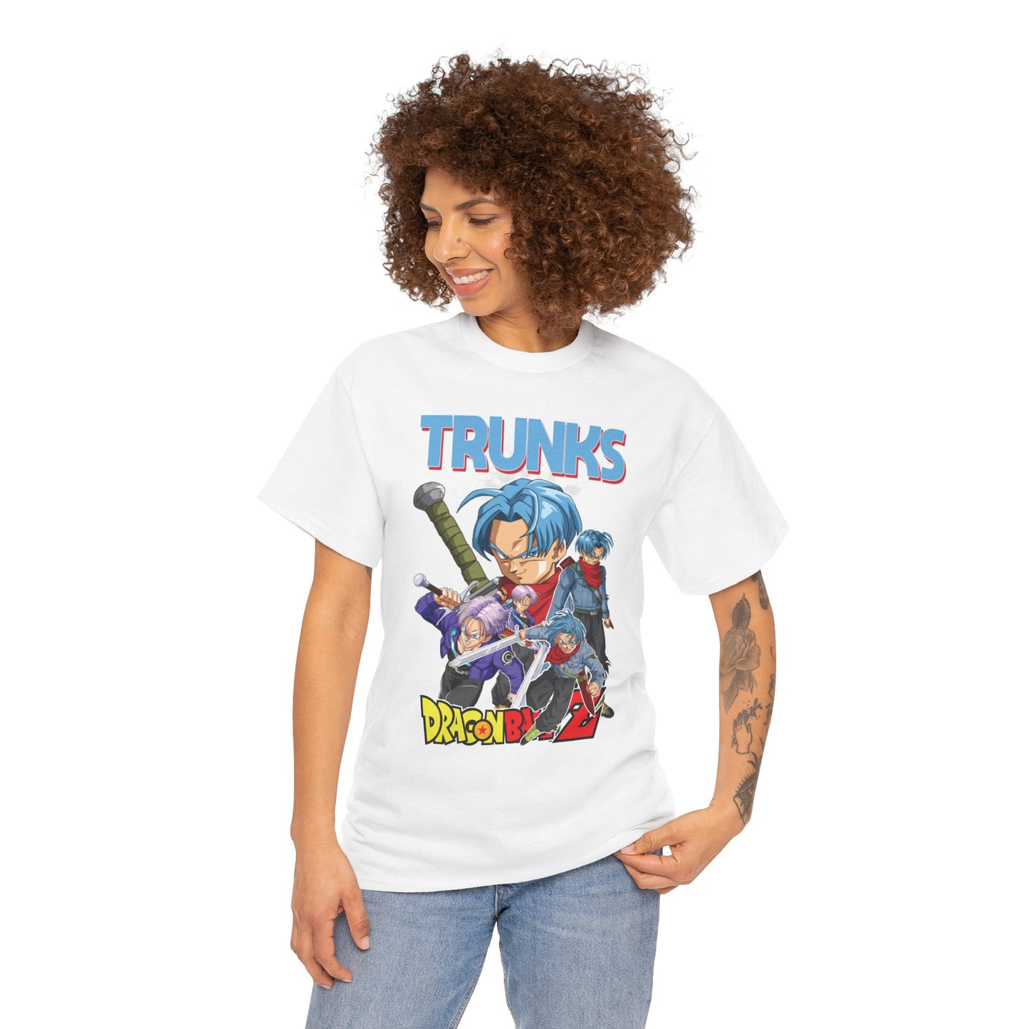 Trunks “Time Warrior” Unisex Heavy Cotton T-Shirt | Dragon Ball Z Streetwear Tee