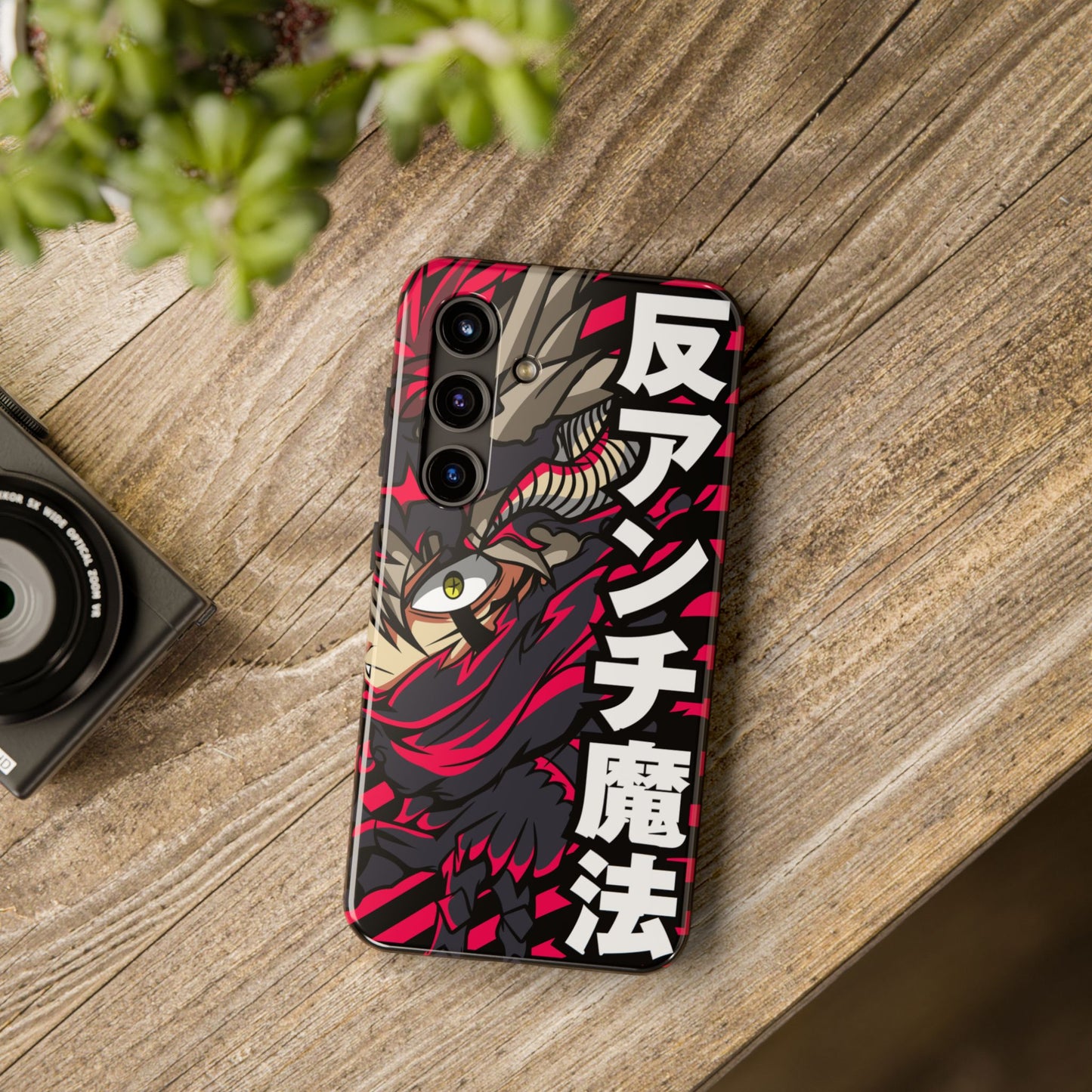 Asta Anti-Magic Double Layered Phone Case | Black Clover-Inspired Protective Anime Case for iPhone & Samsung