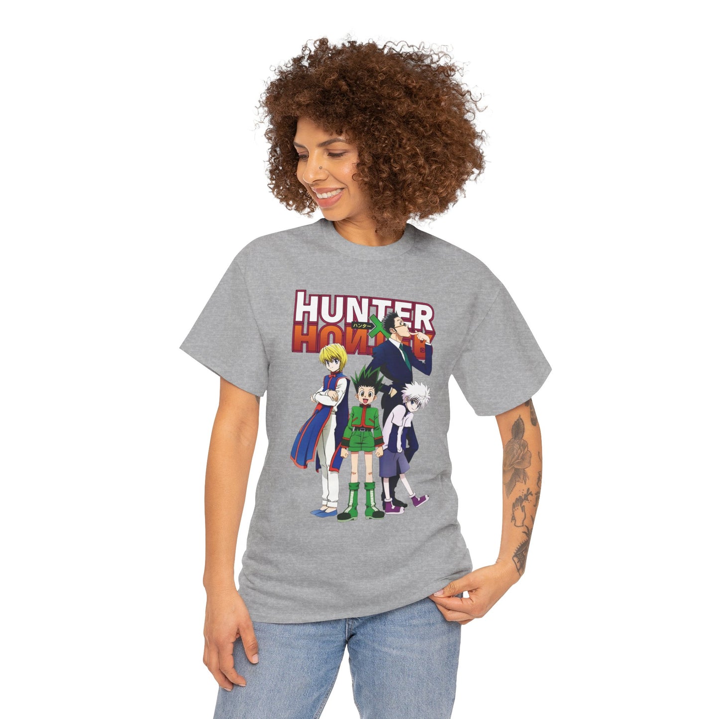 Gon’s Core Group Unisex Heavy Cotton T-Shirt | Hunter x Hunter Anime Shirt