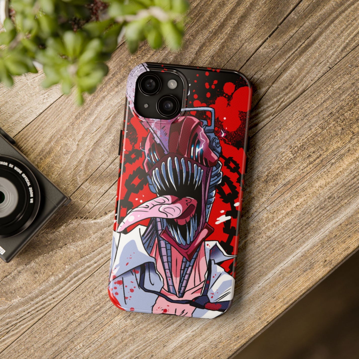 Chainsaw Devil Double Layered Phone Case | Chainsaw Man-Inspired Protective Anime Case