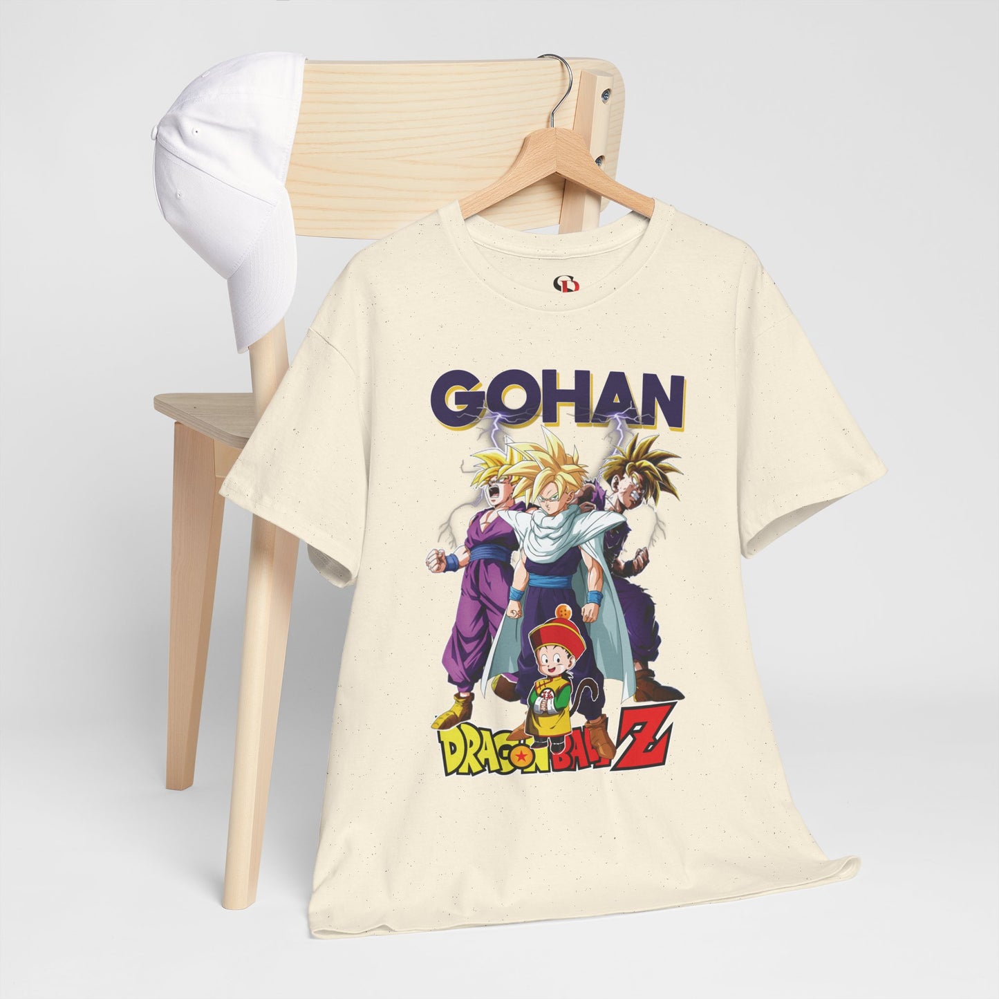 Gohan “Legacy of Z” Unisex Heavy Cotton T-Shirt | Dragon Ball Z Streetwear Tee